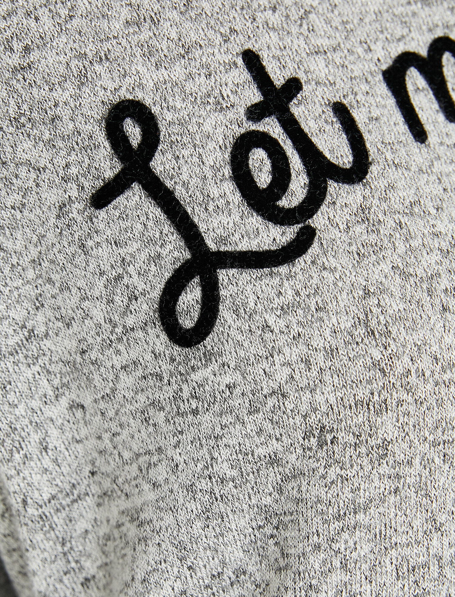 Yazılı Baskılı Pijama Üstü