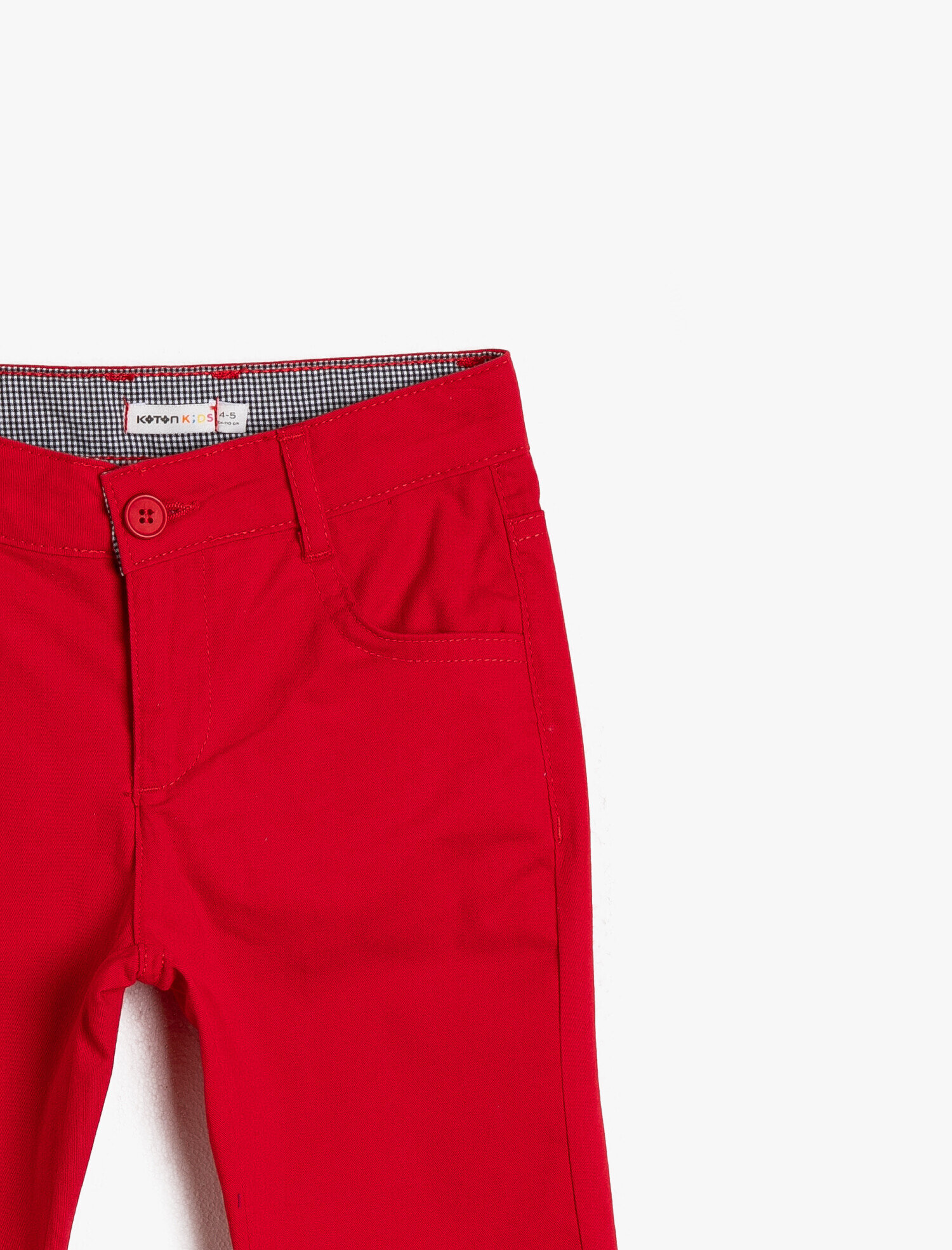  Erkek Çocuk 5 Cep Pamuk Gabardin Basic Pantalon