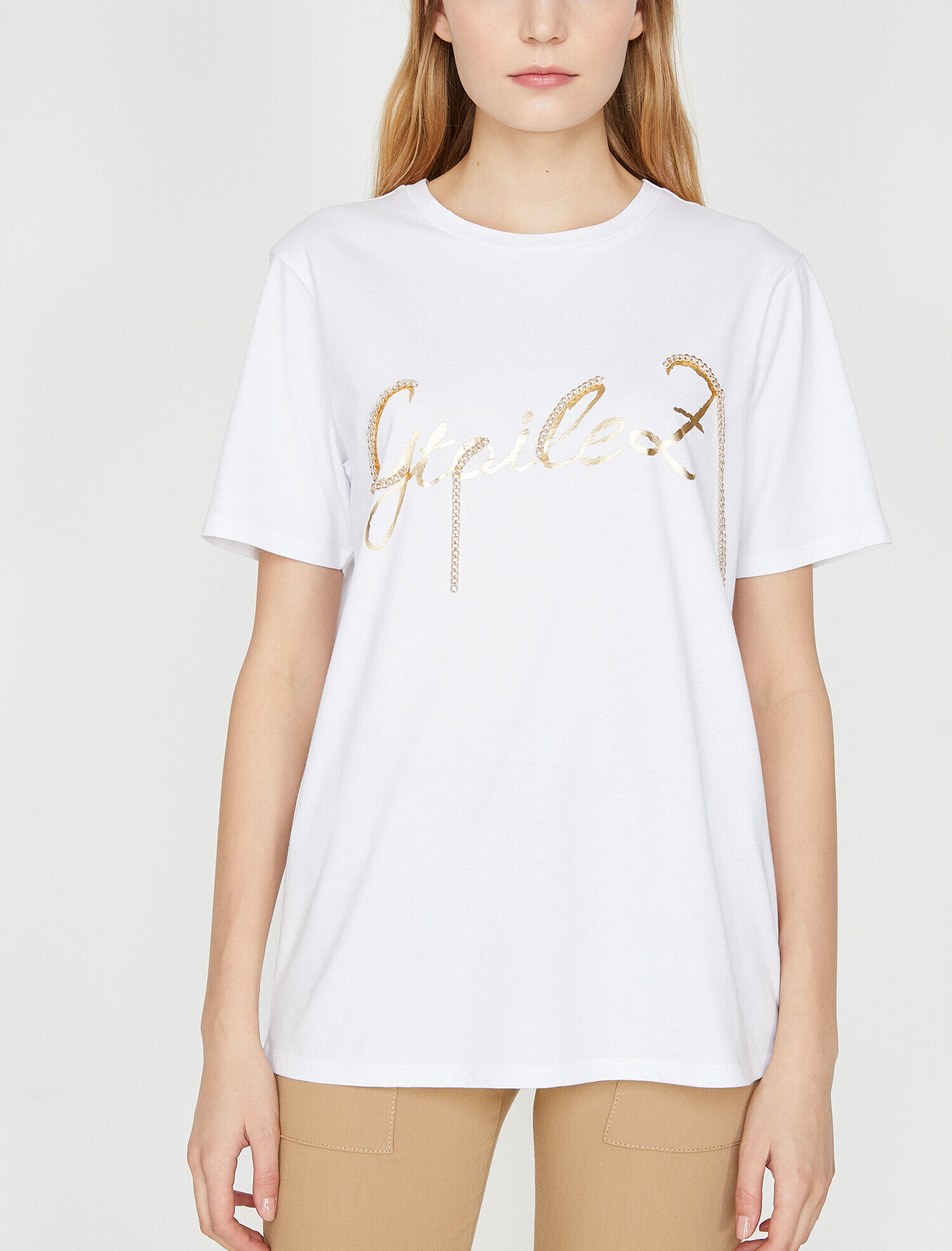   Yazılı Baskılı Tişört