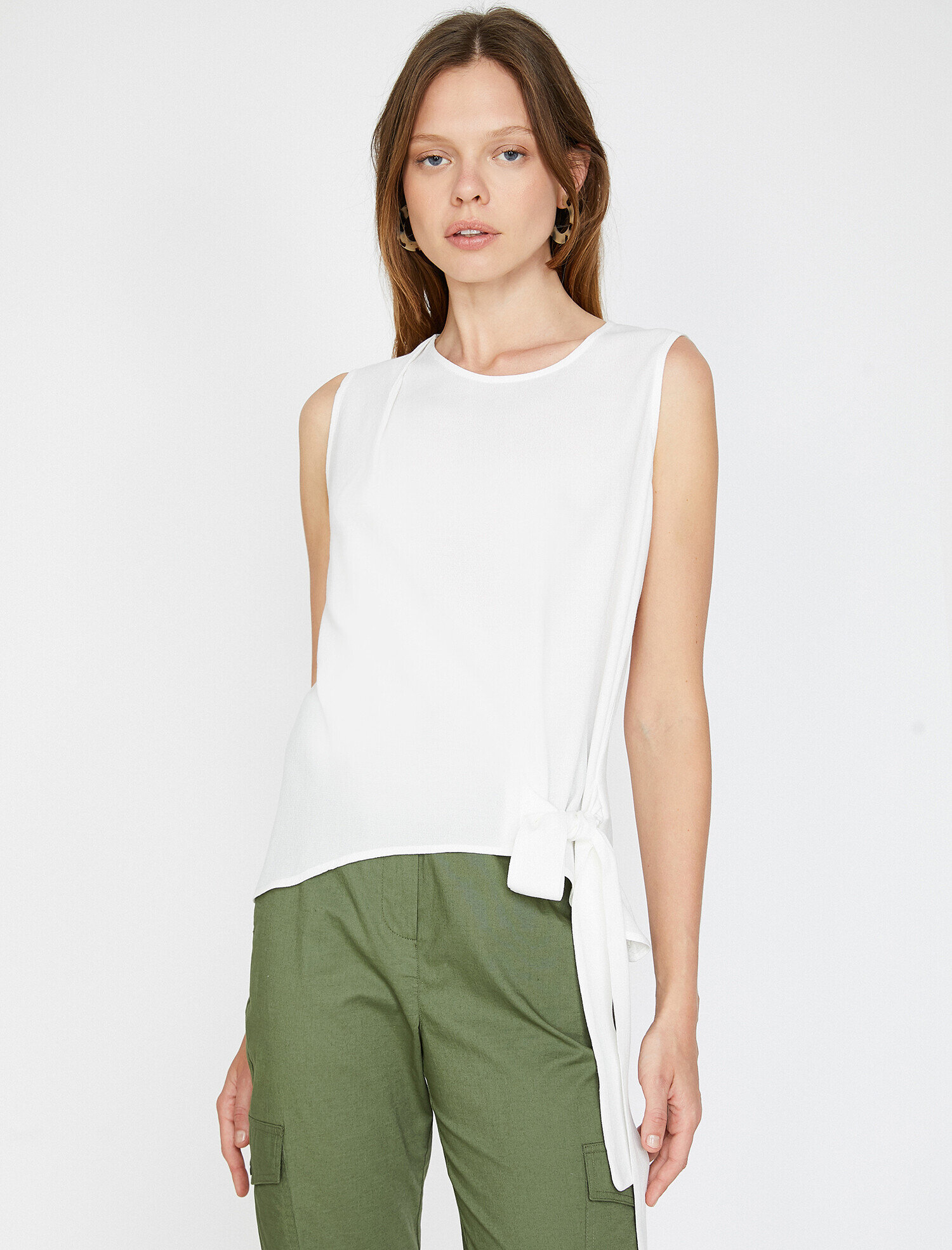 Bağlama Detaylı Gömlek