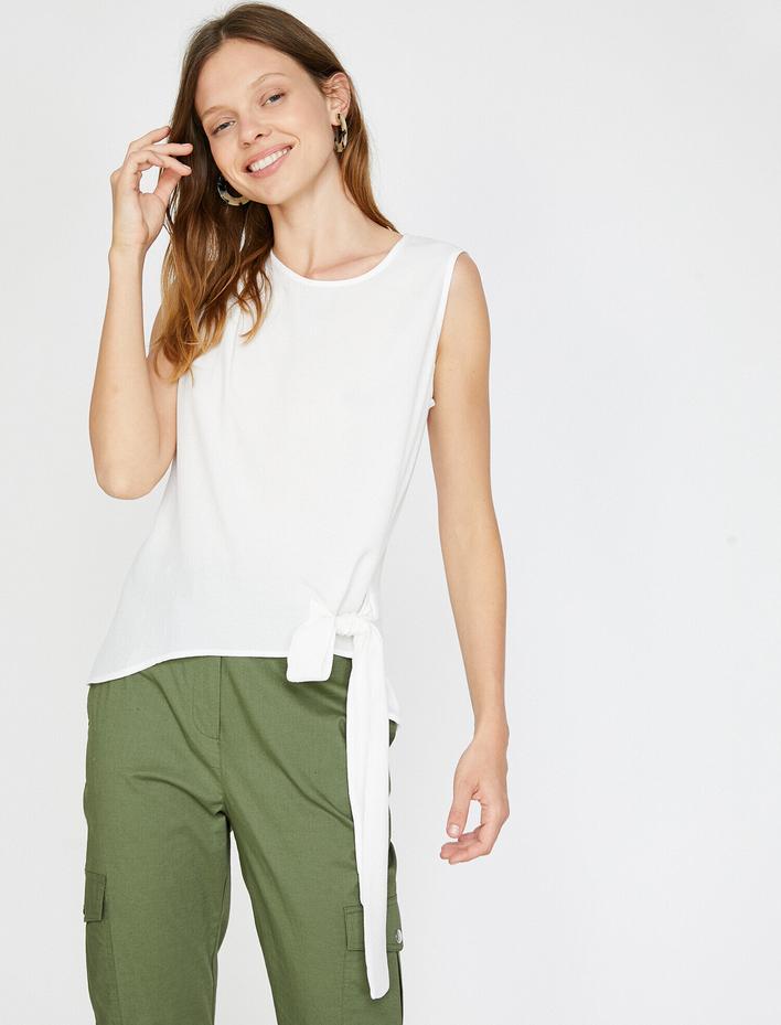  Bağlama Detaylı Gömlek