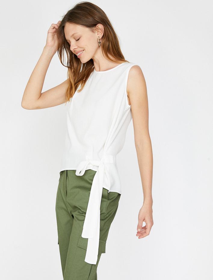  Bağlama Detaylı Gömlek