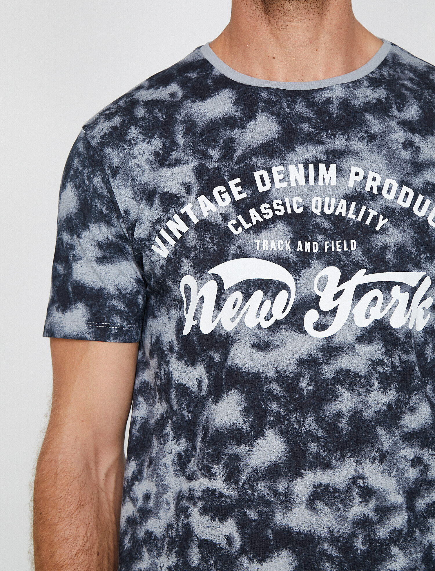   Baskılı Tişört Kısa Kollu