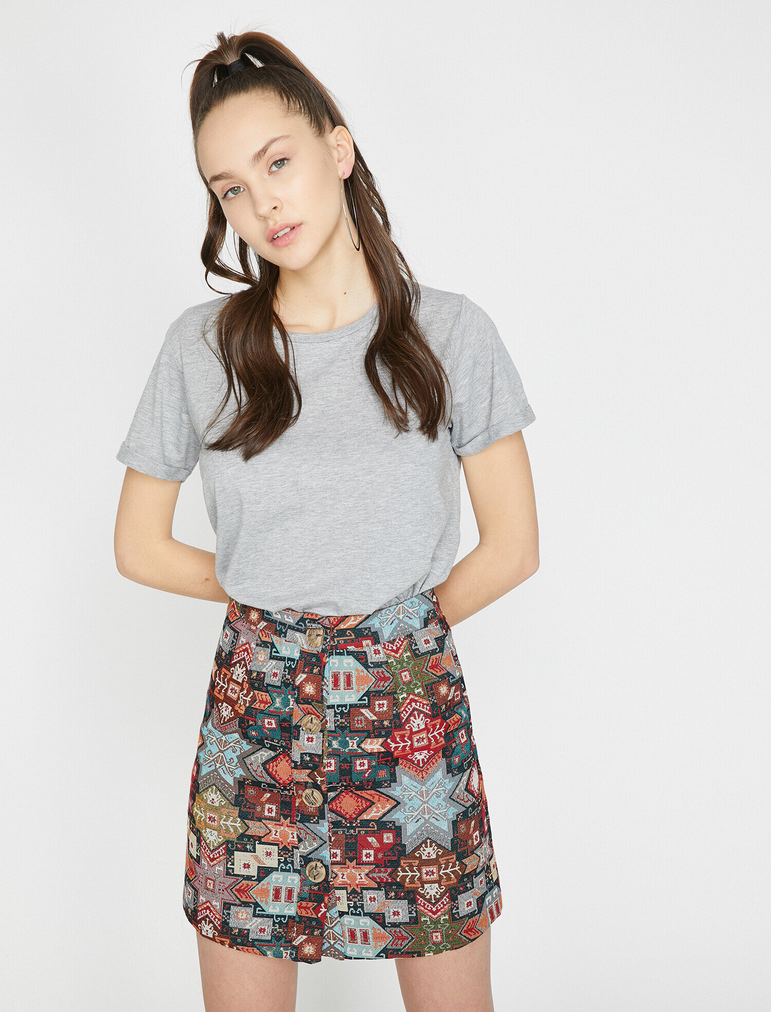   Bisiklet Yaka Basic Kısa Kol Tişört