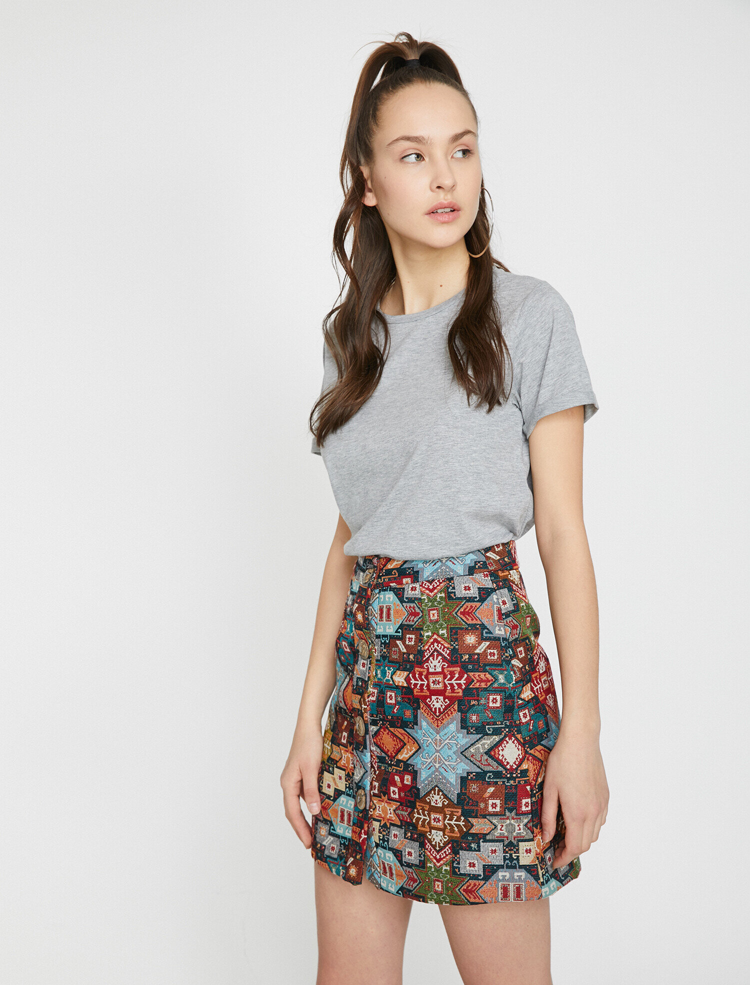   Bisiklet Yaka Basic Kısa Kol Tişört