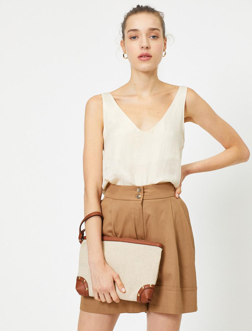  Kadın Fermuarlı, Clutch Çanta