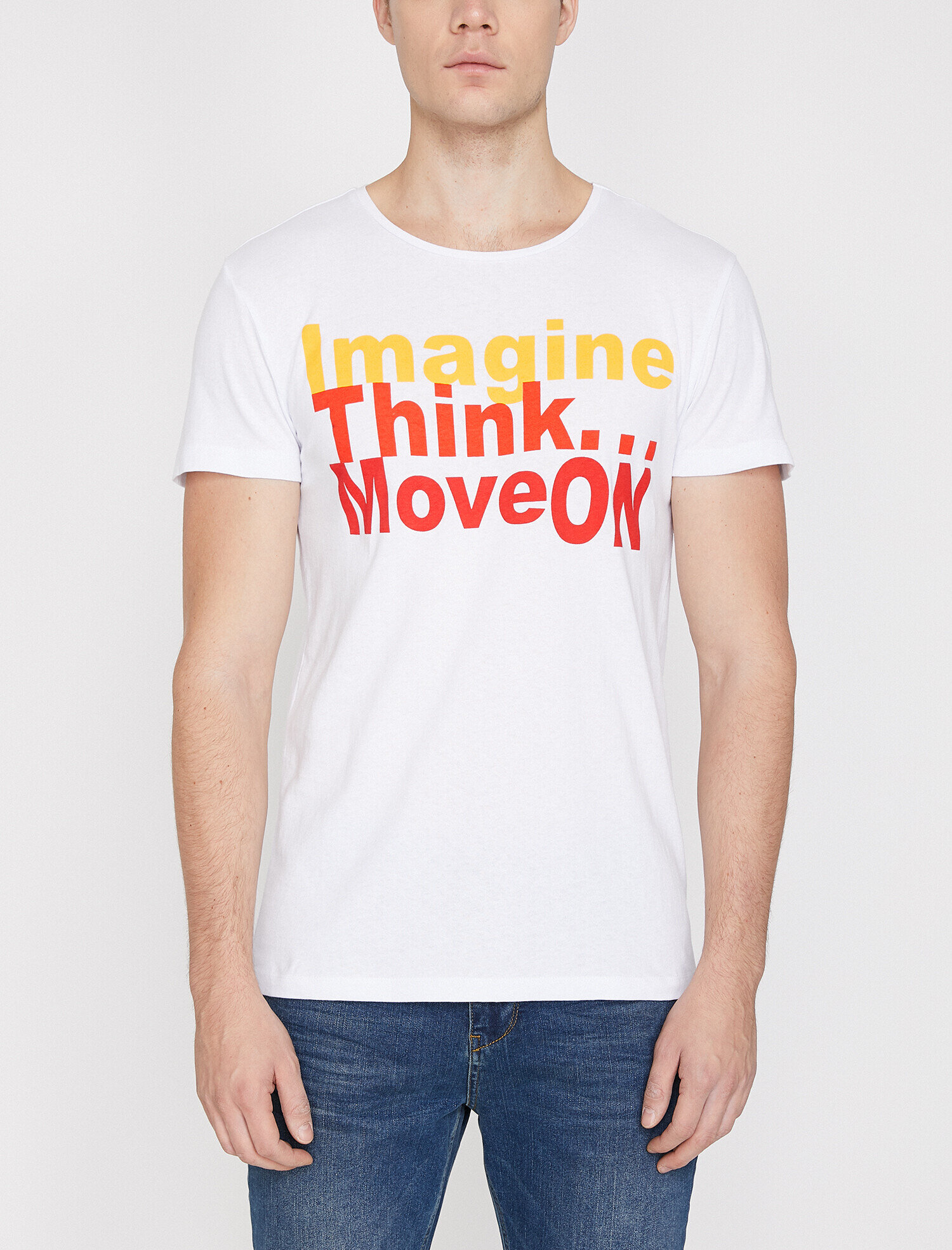   Baskılı Tişört Kısa Kollu