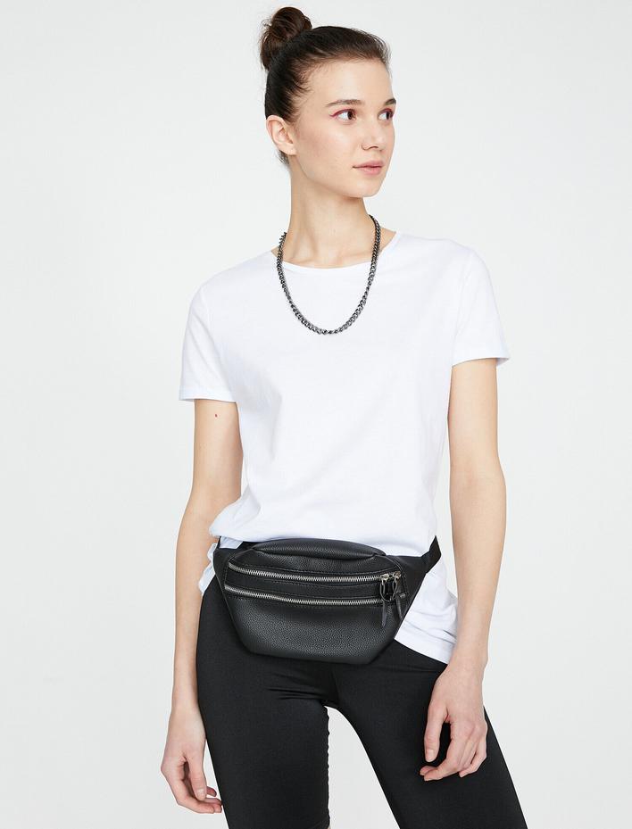  Bisiklet Yaka Basic Kısa Kol Tişört