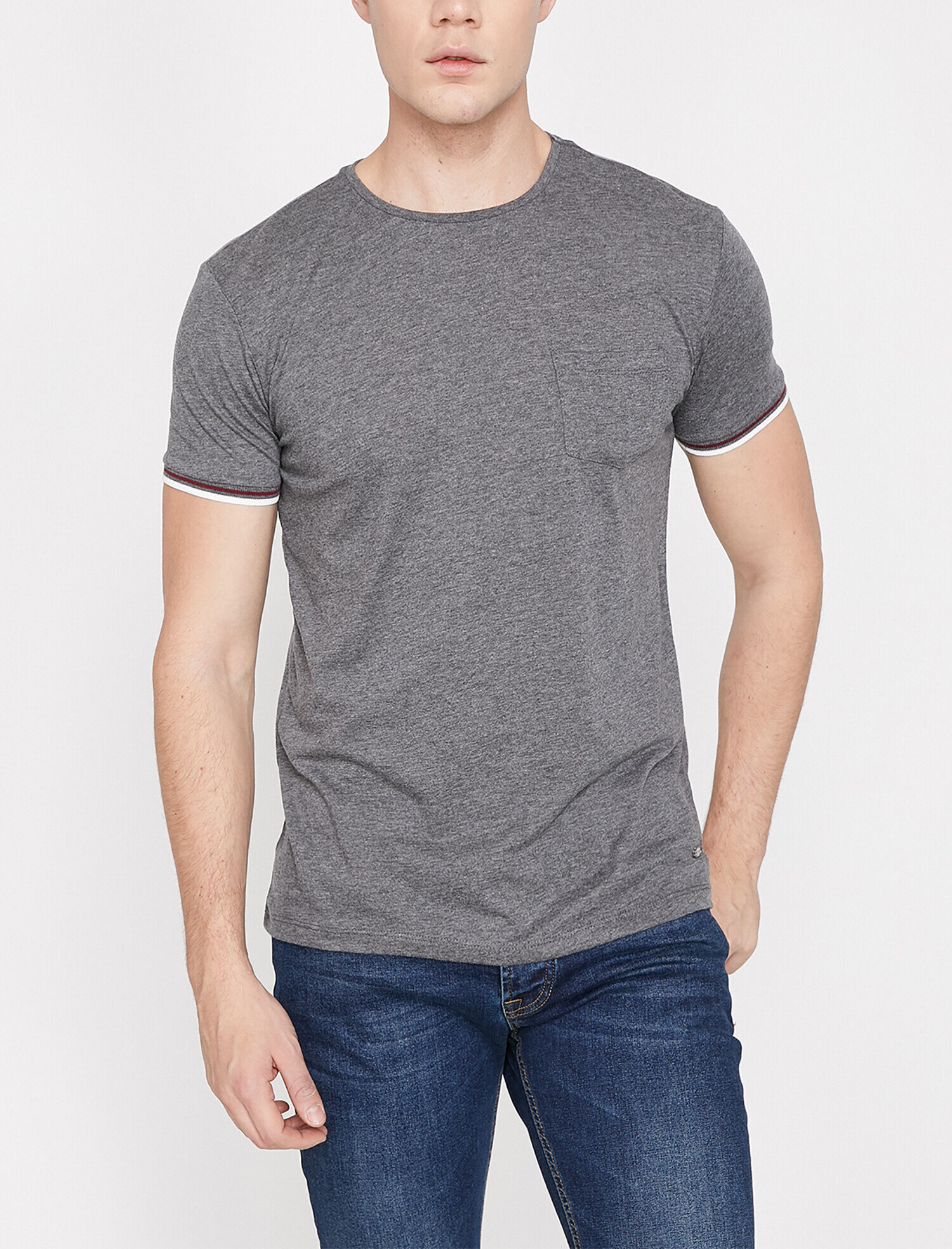   Bisiklet Yaka Tişört