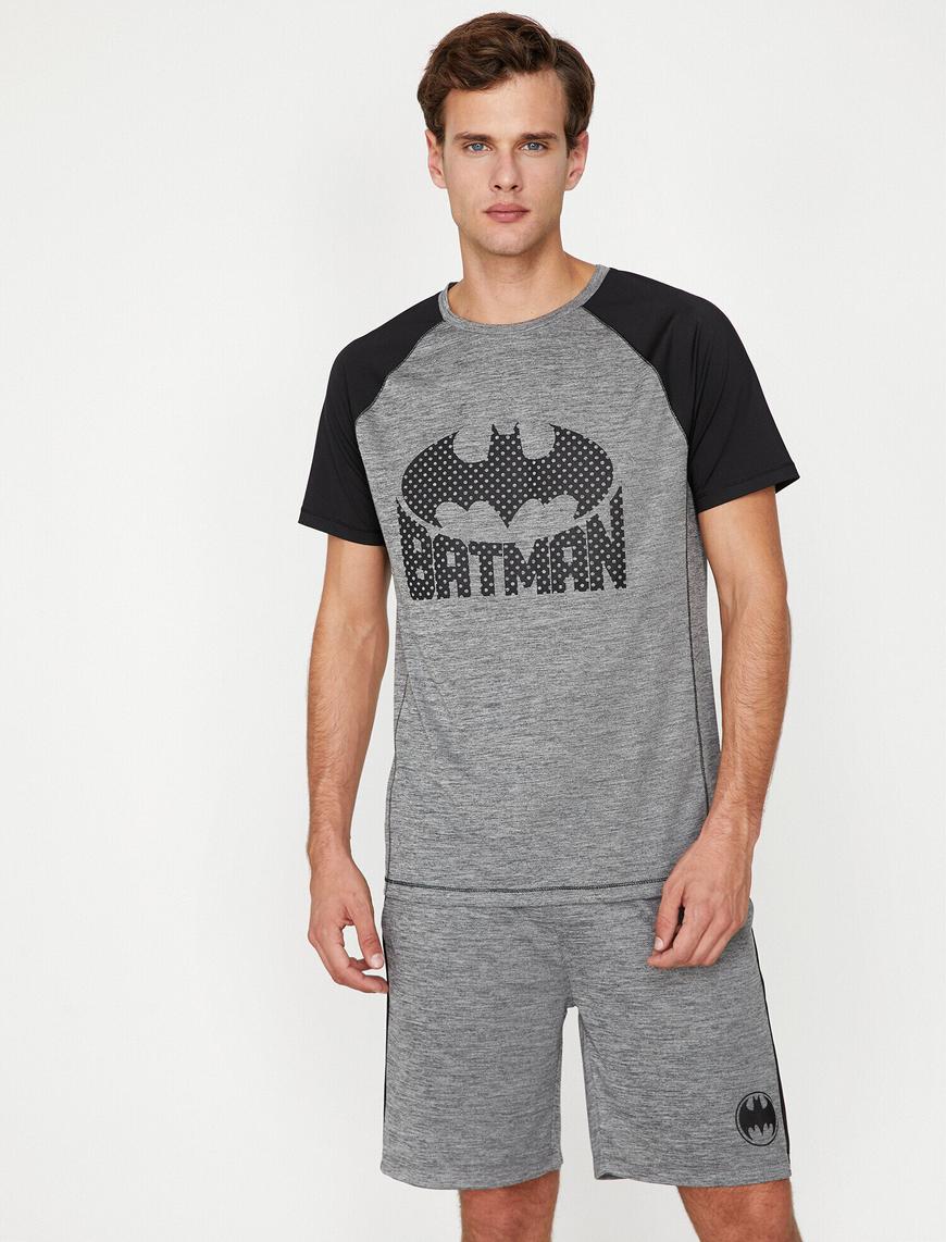   Batman Lisanslı Baskılı T-Shirt