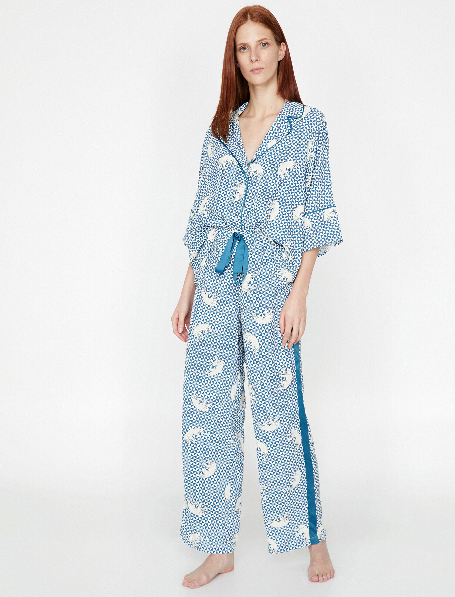   Desenli Pijama Altı