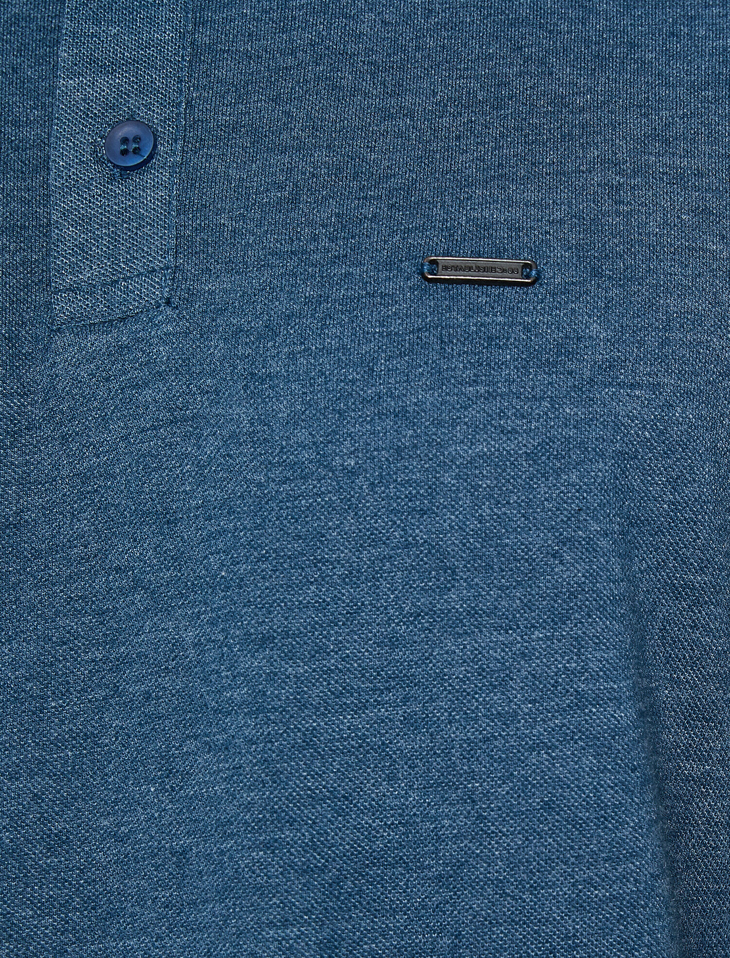   Polo Yaka Metal Logo Detaylı Slim Fit Tişört