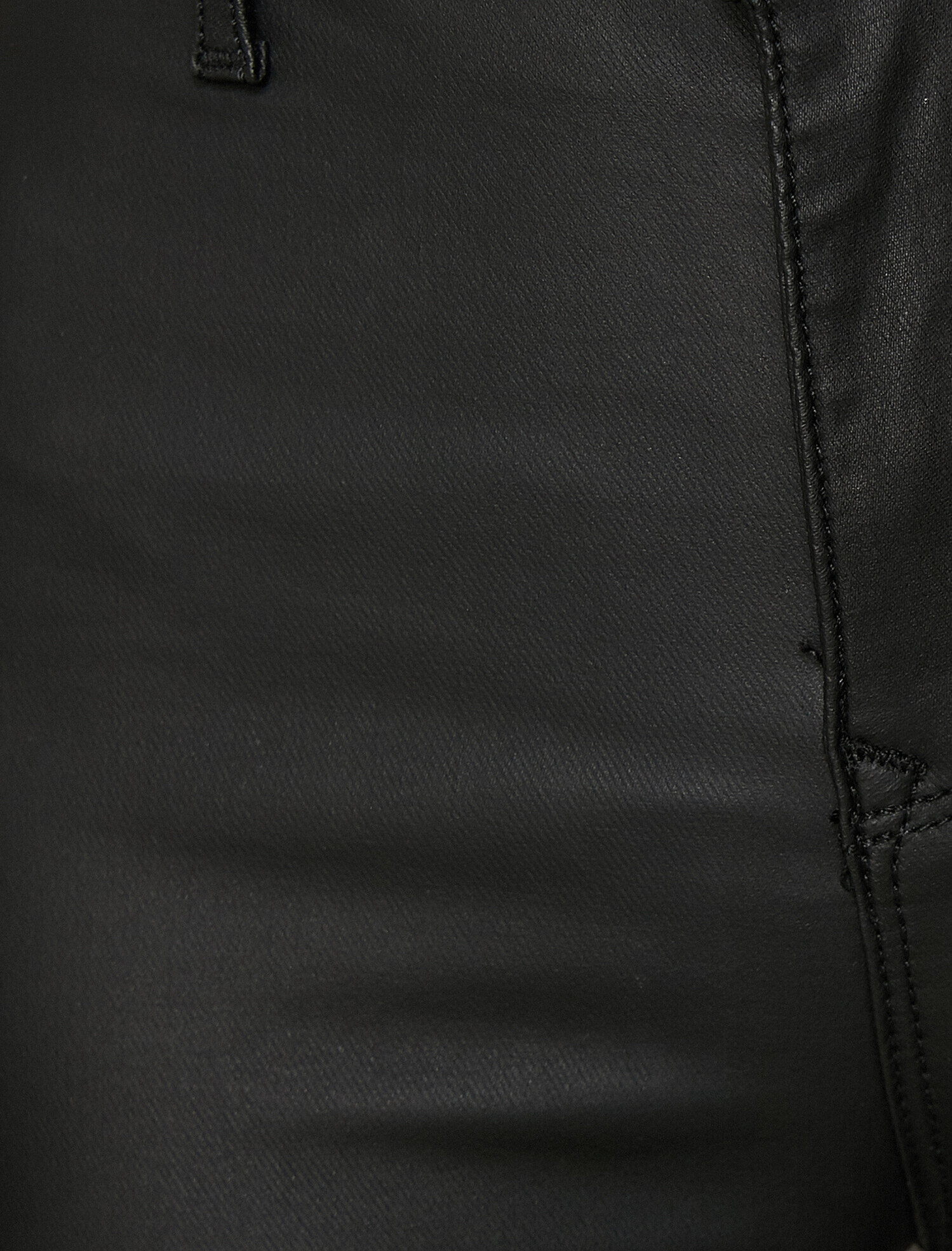   Deri Görünümlü Pantolon