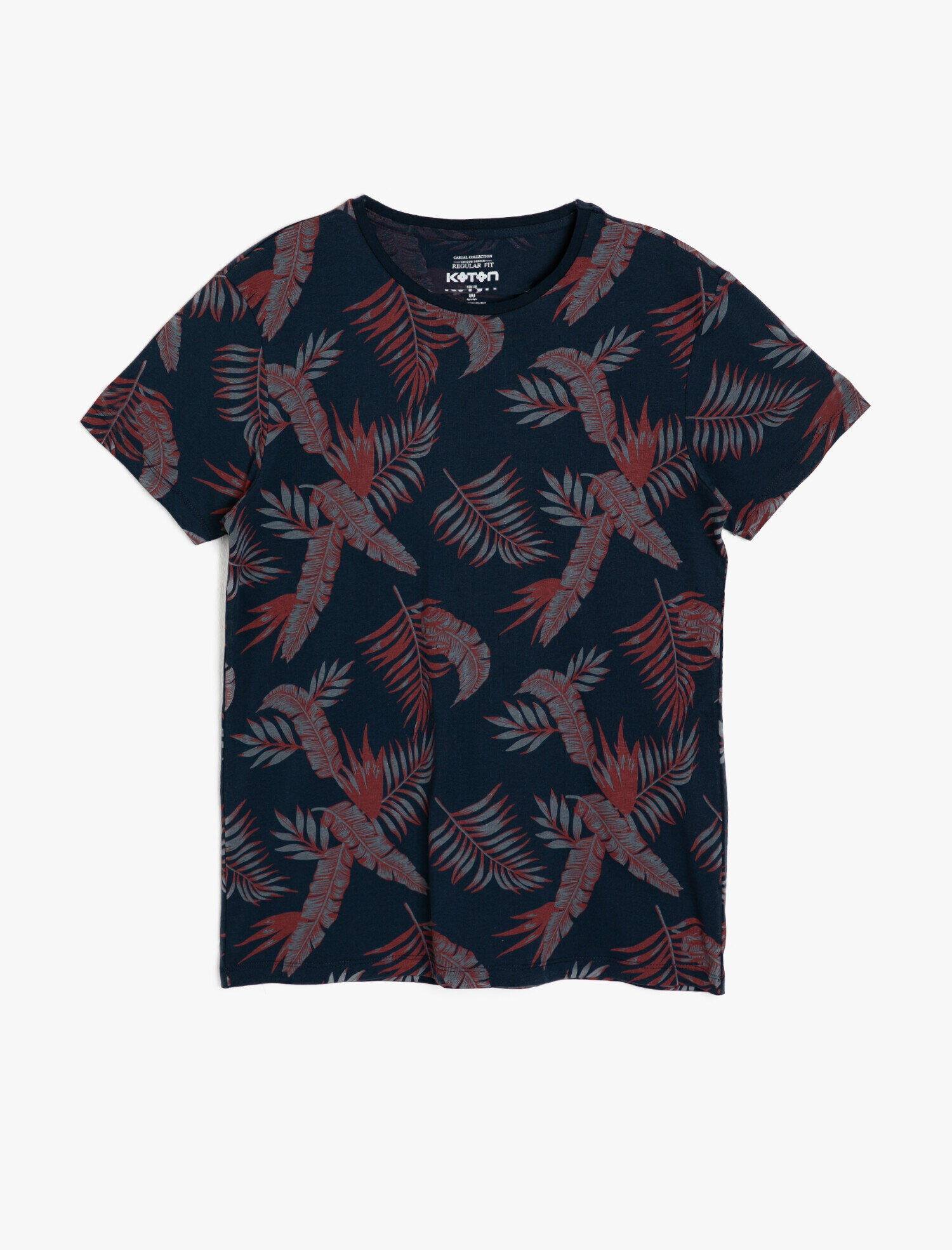   Çiçekli Tişört Kısa Kollu