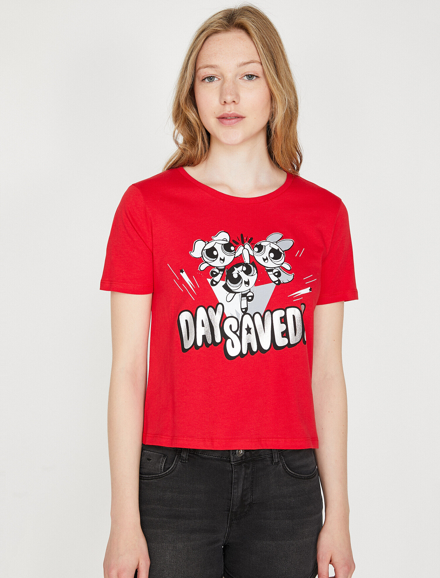   Powerpuff Girls Lisanslı Baskılı Tişört