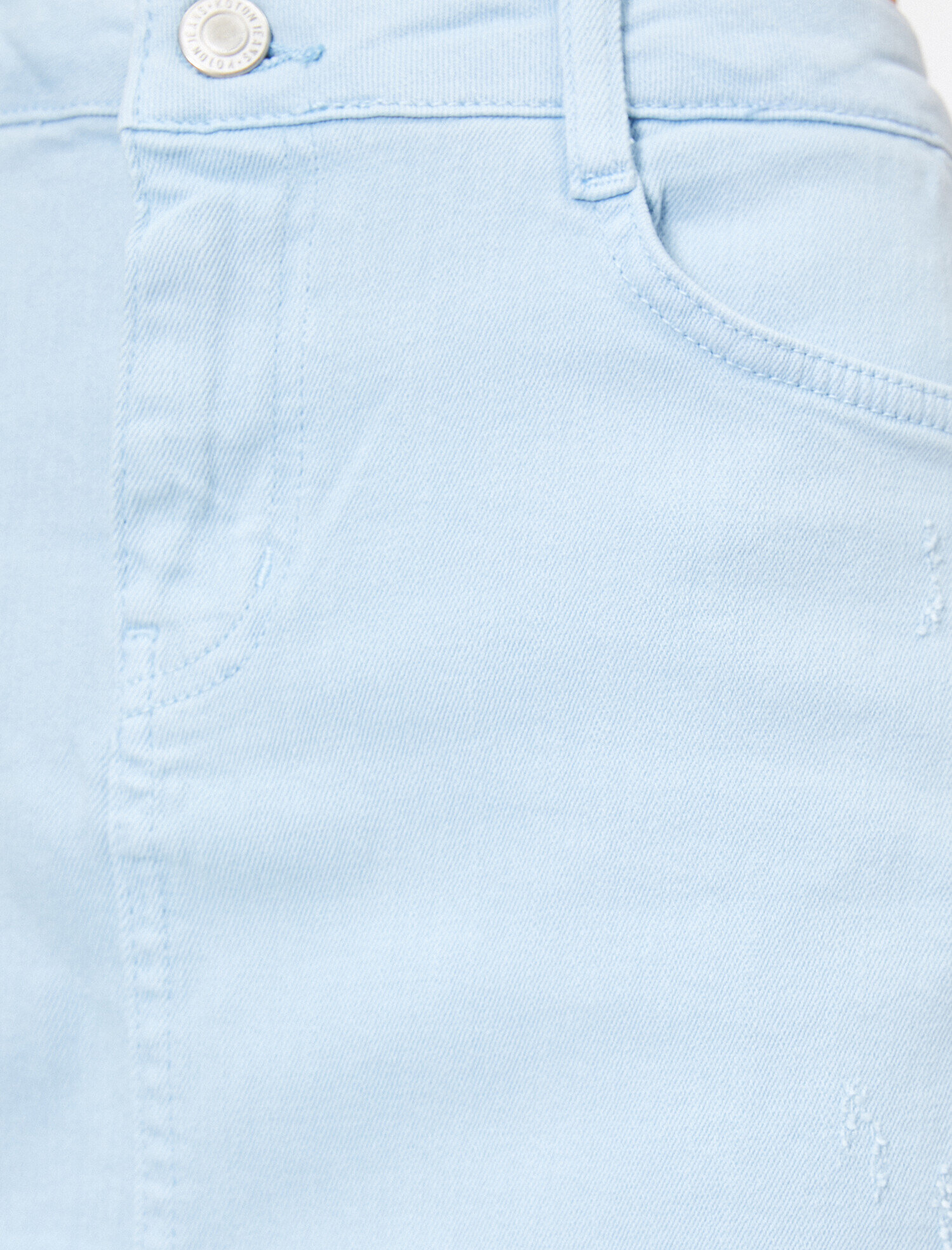   Düğme Detaylı Etek