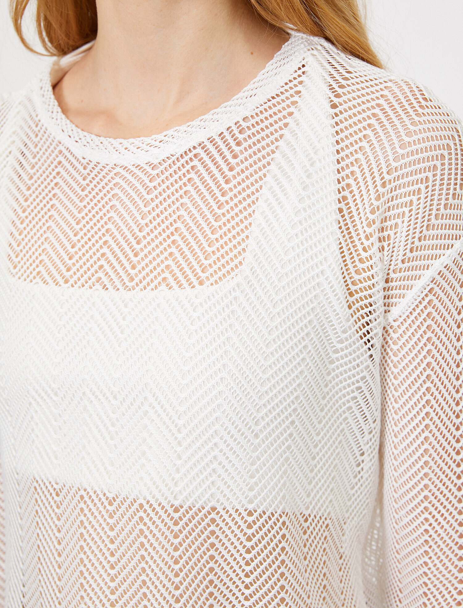   Dantel Detaylı Tişört