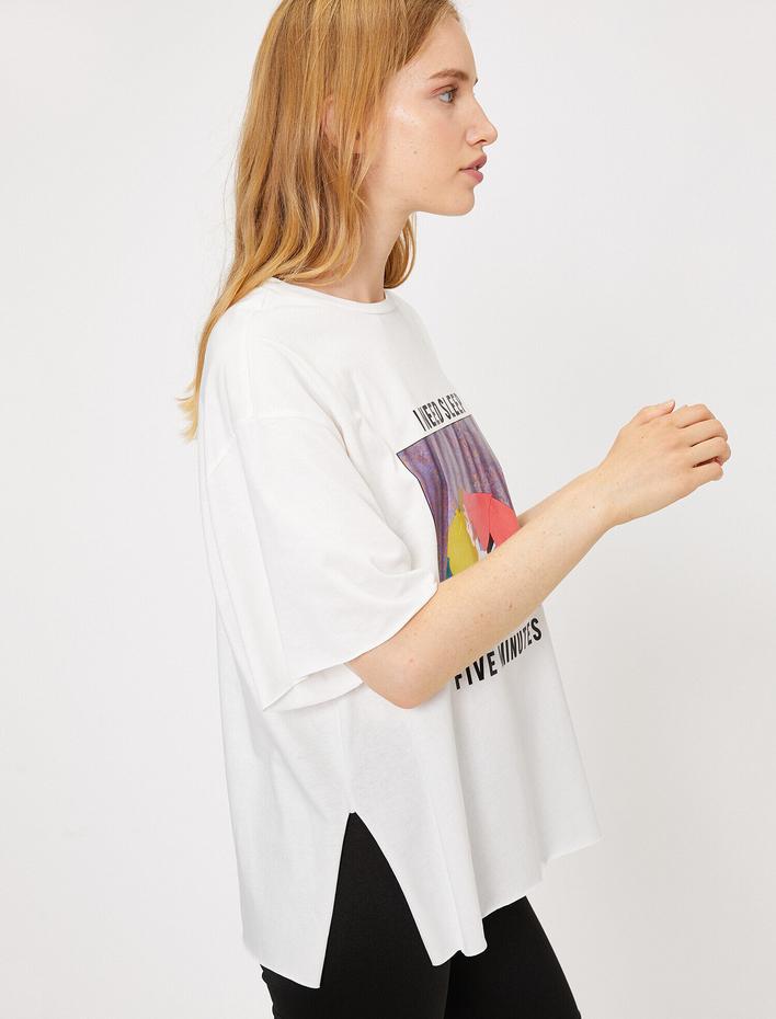  Disney Lisanslı Yazılı Baskılı Tişört