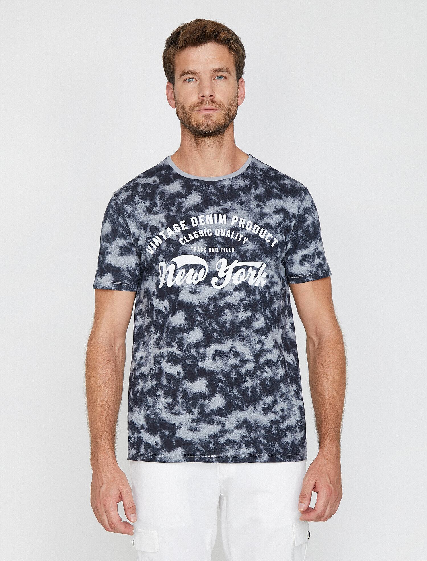   Baskılı Tişört Kısa Kollu