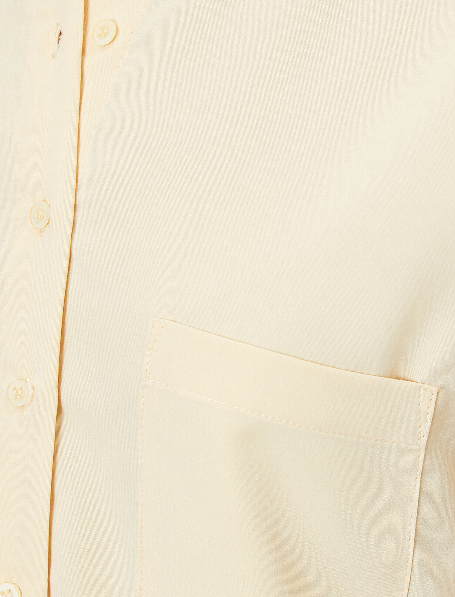   Cep Detaylı Kısa Kollu Gömlek