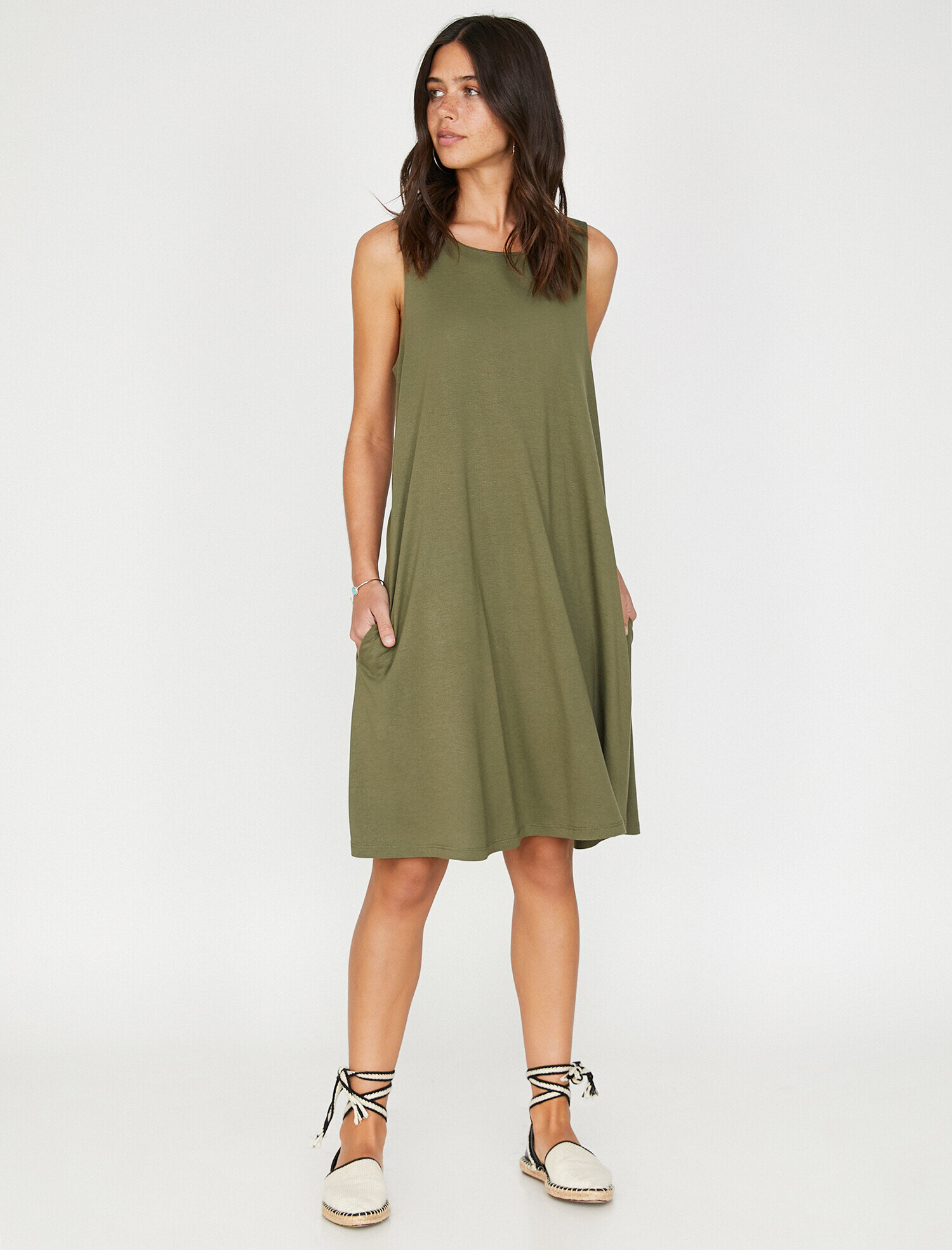   Bisiklet Yaka Elbise