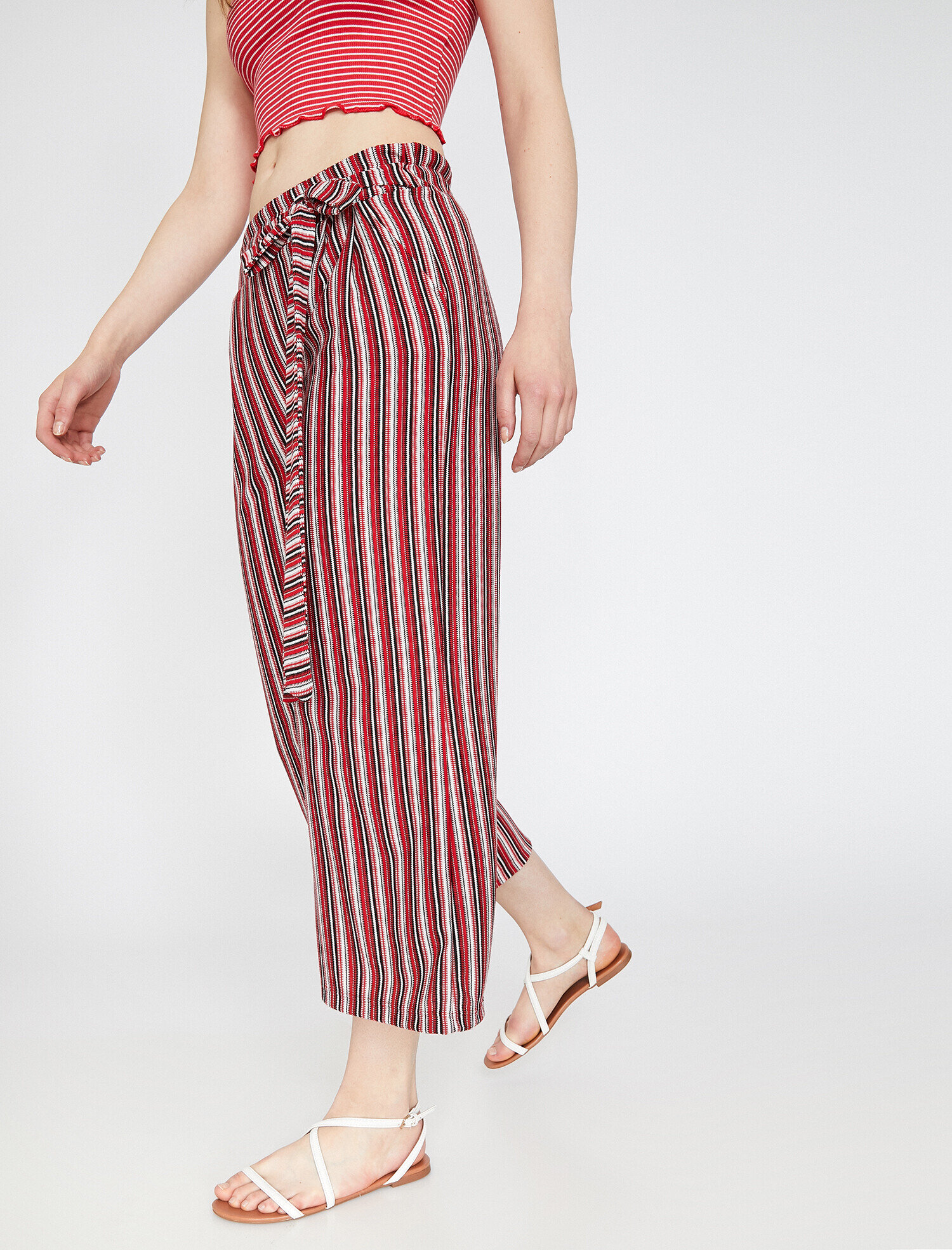 Carmen Jean - Yüksek Bel Dar Kesim Dar Paça Pantolon