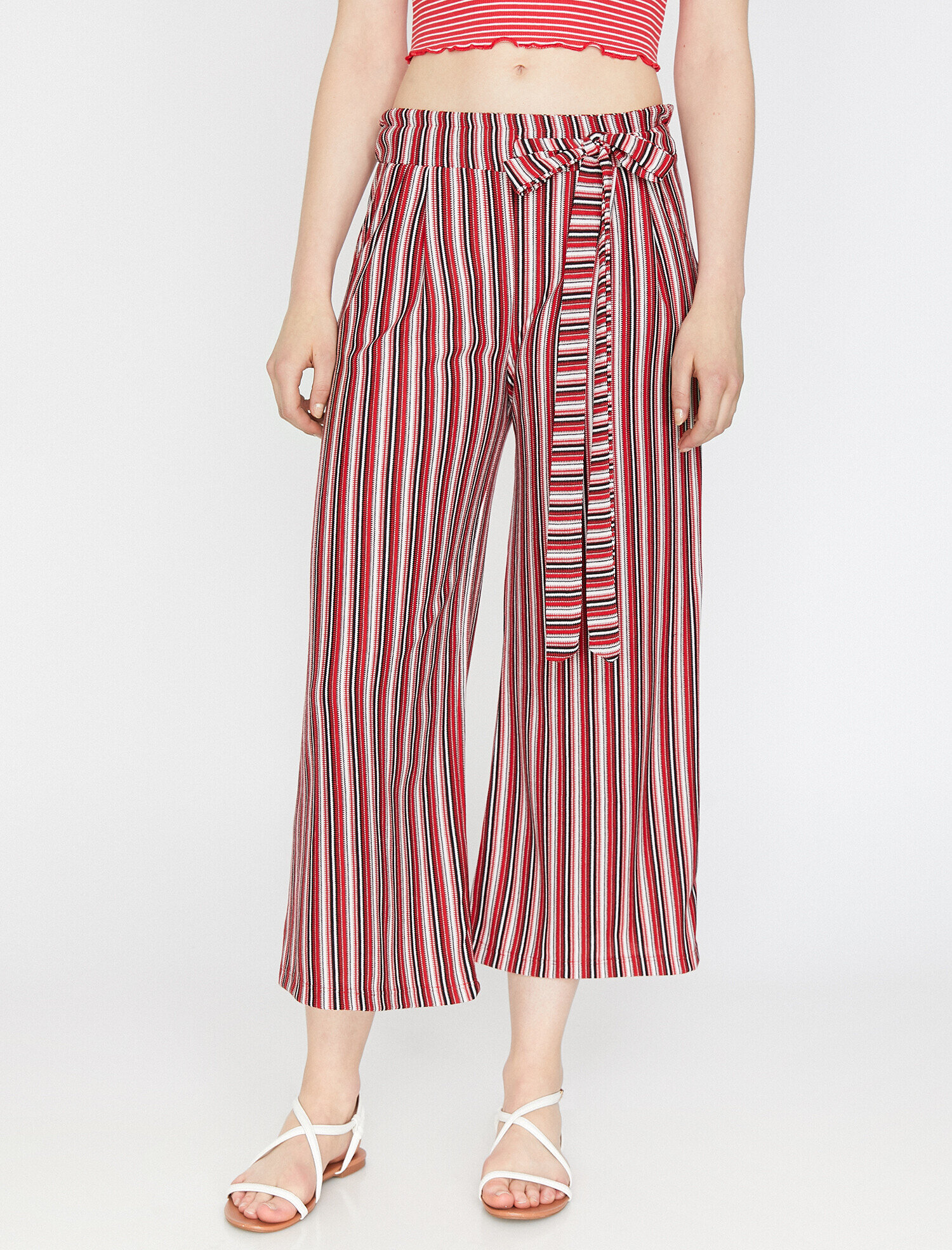 Carmen Jean - Yüksek Bel Dar Kesim Dar Paça Pantolon