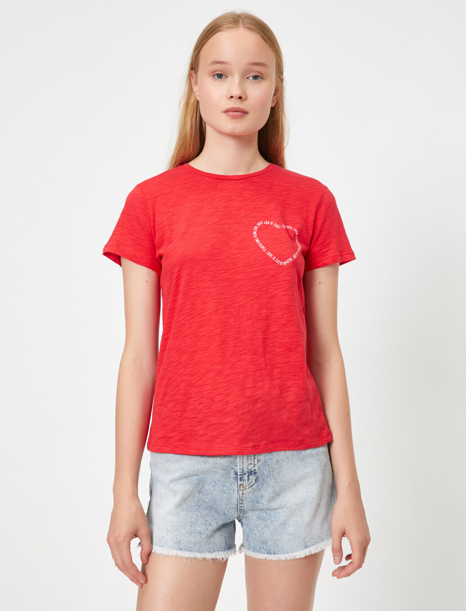   Yazılı Baskılı Tişört