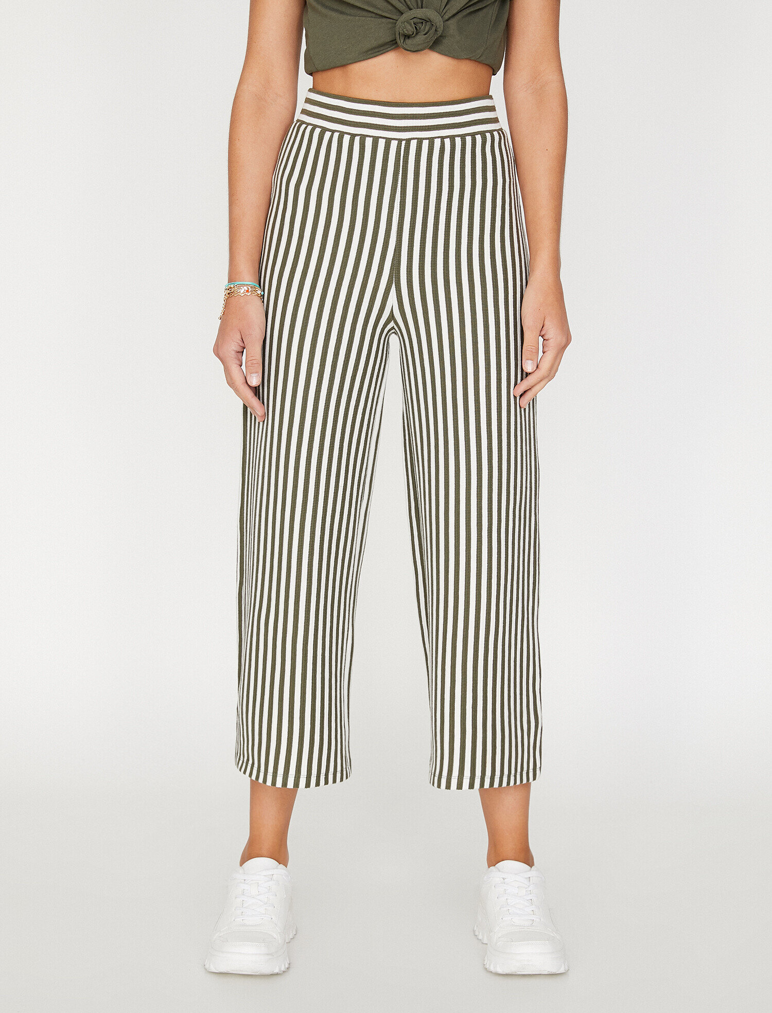   Yüksek Bel Bol Paça Pantolon