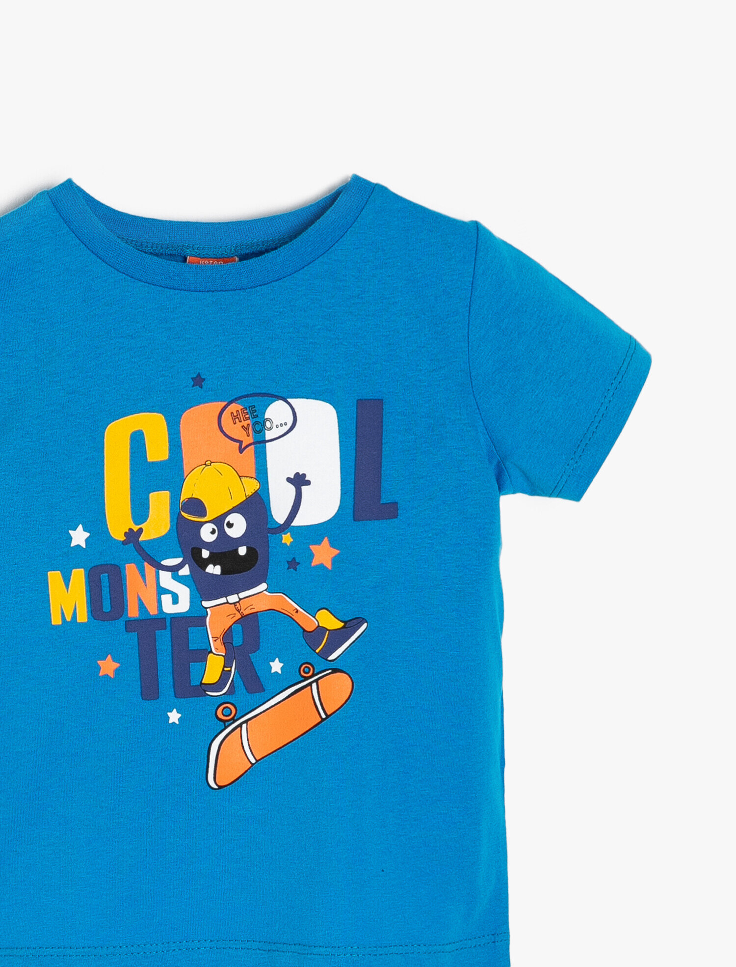  Erkek Bebek Yazılı Baskılı Tişört