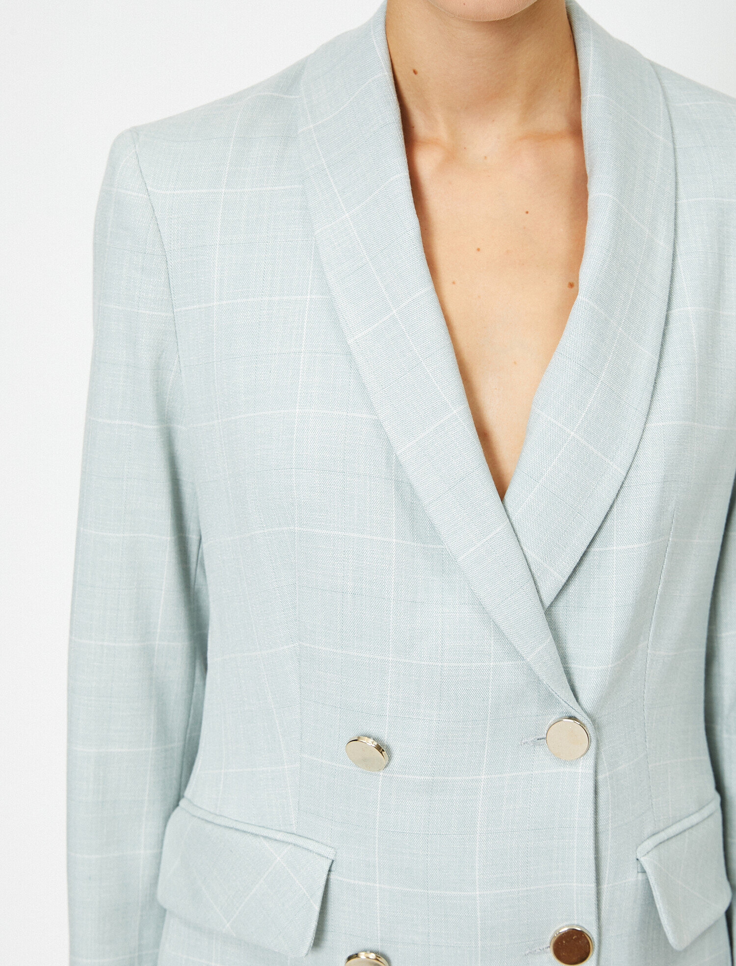   Düğmeli Blazer Ceket