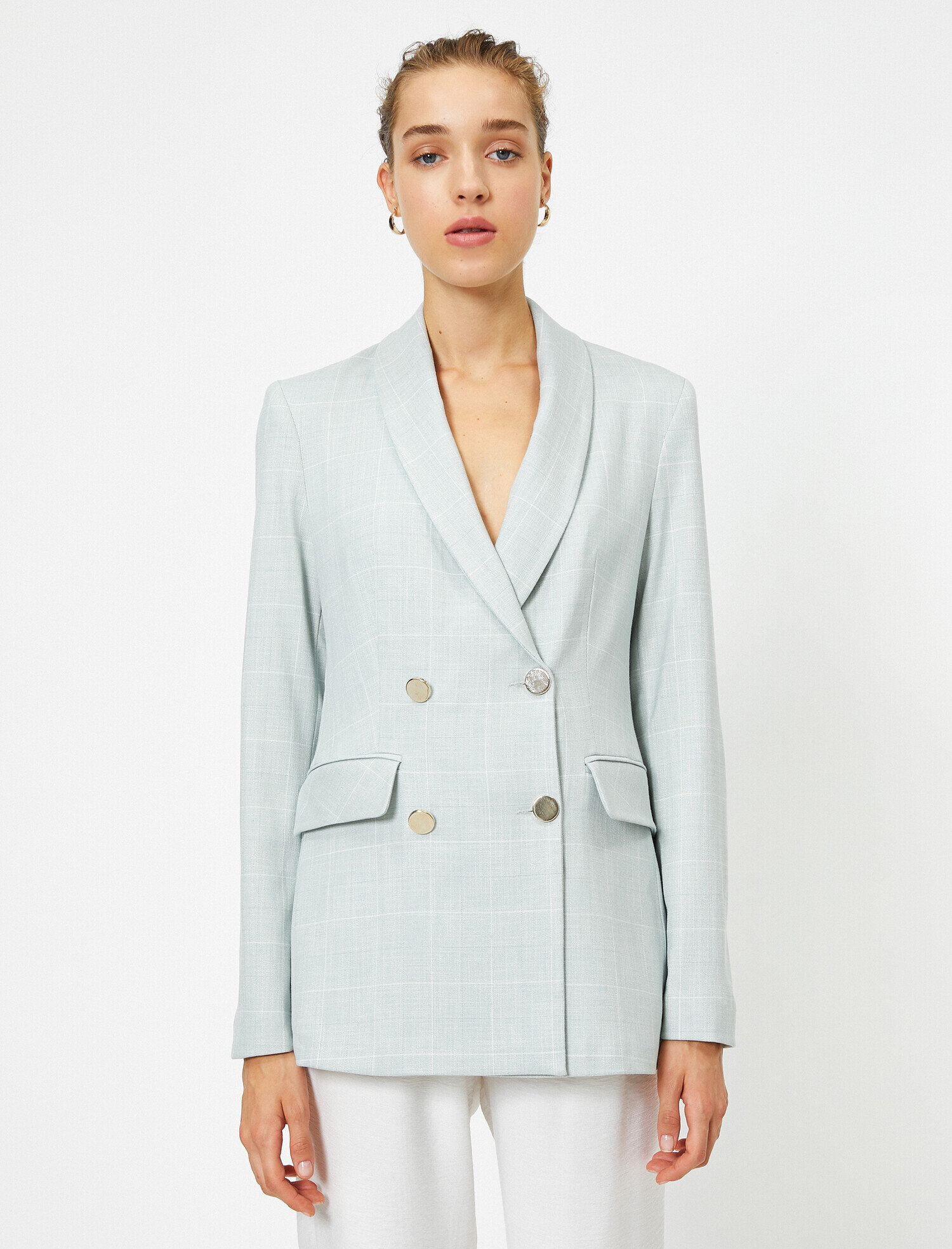   Düğmeli Blazer Ceket