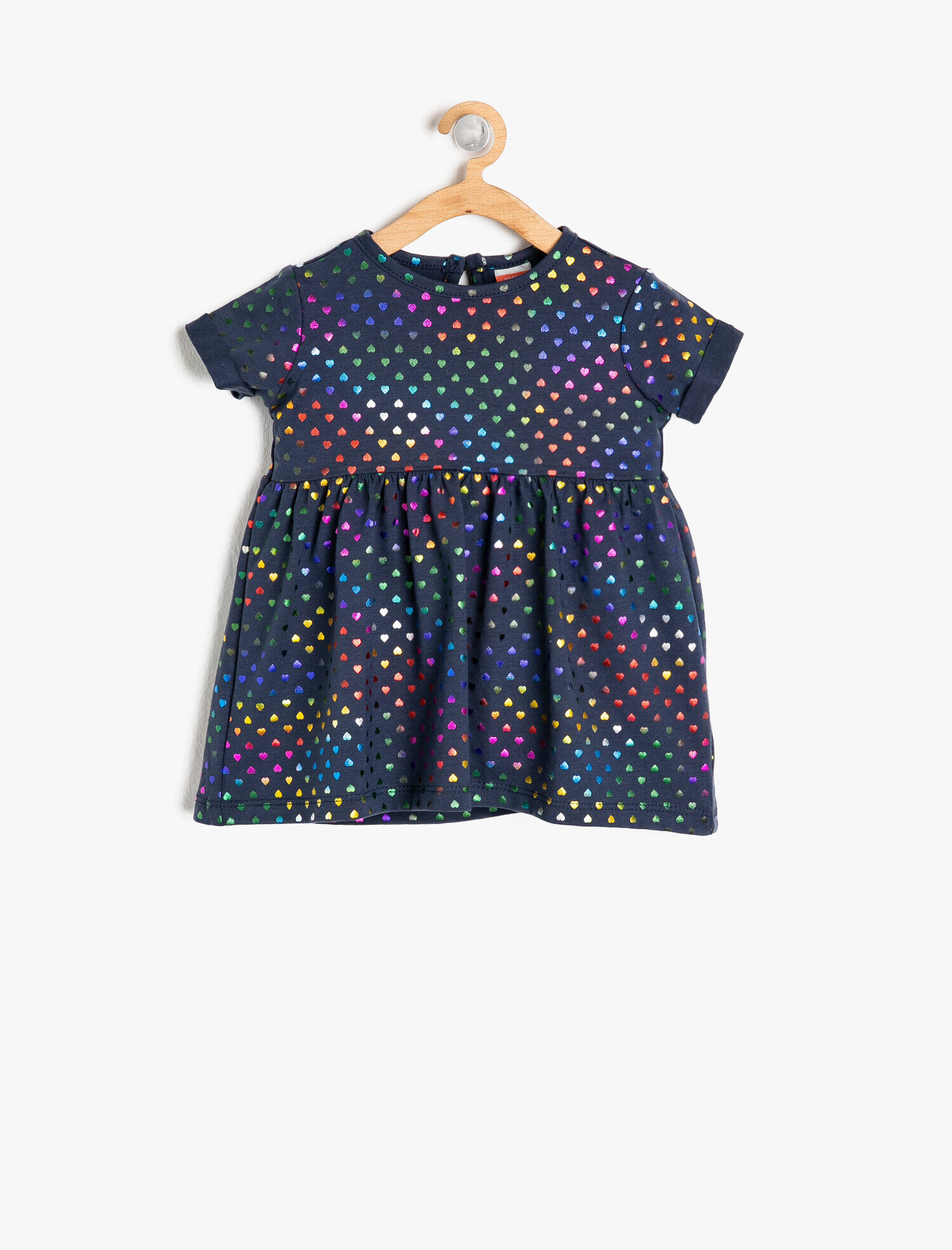  Kız Bebek Baskılı Elbise