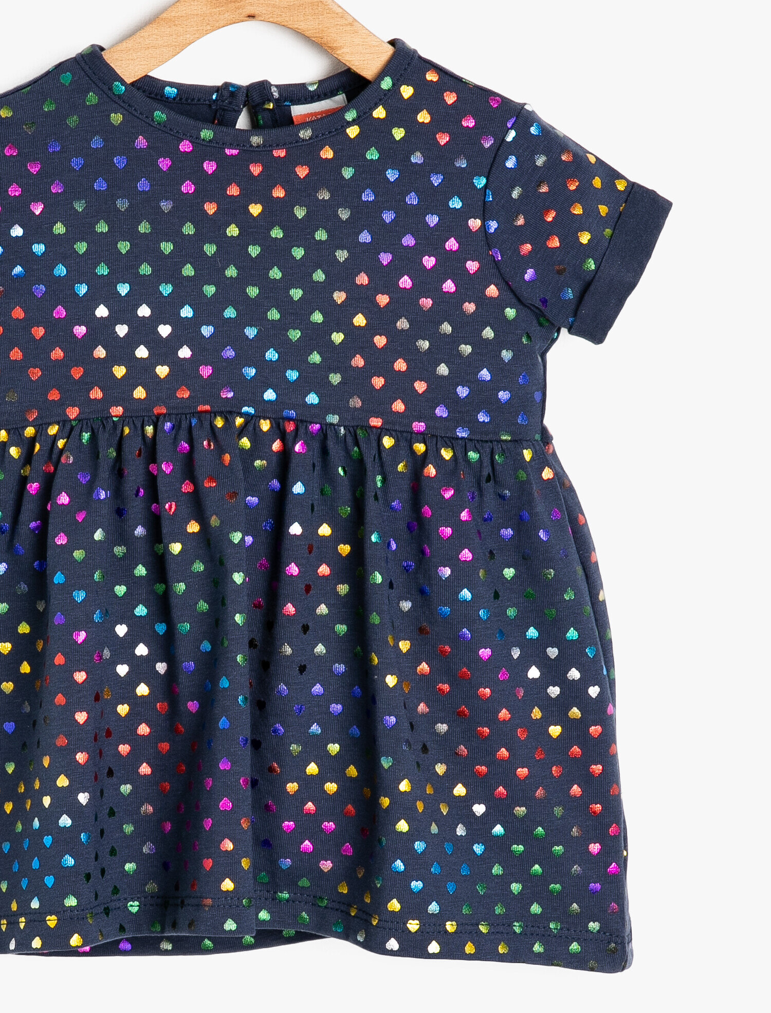  Kız Bebek Baskılı Elbise