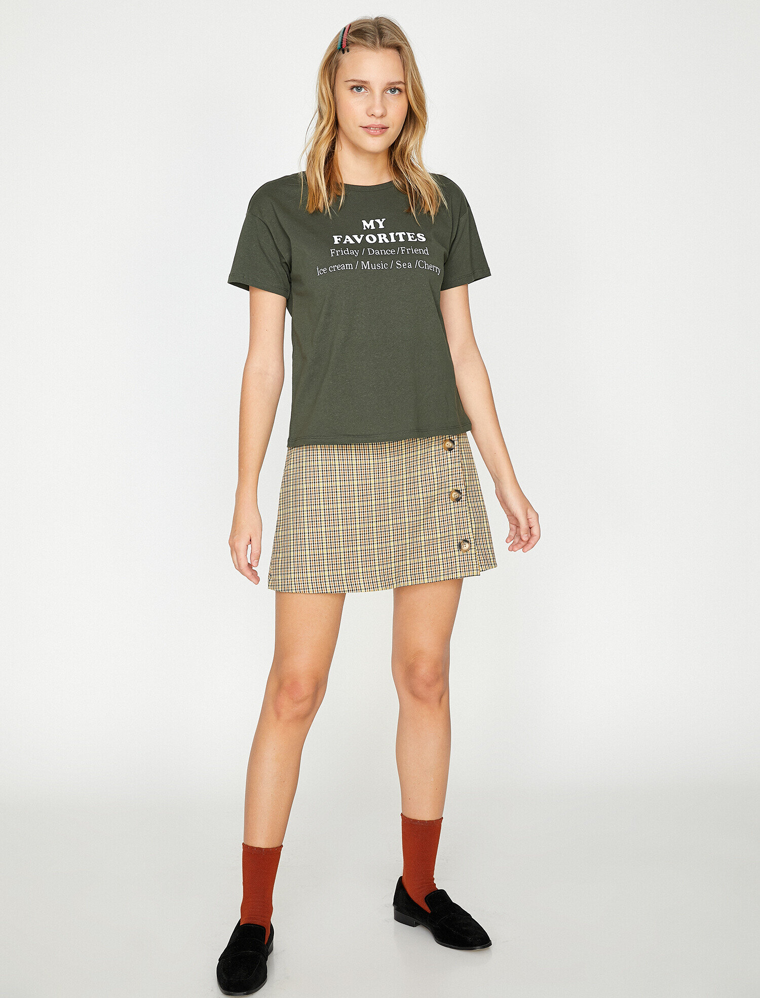   Yazılı Baskılı Tişört