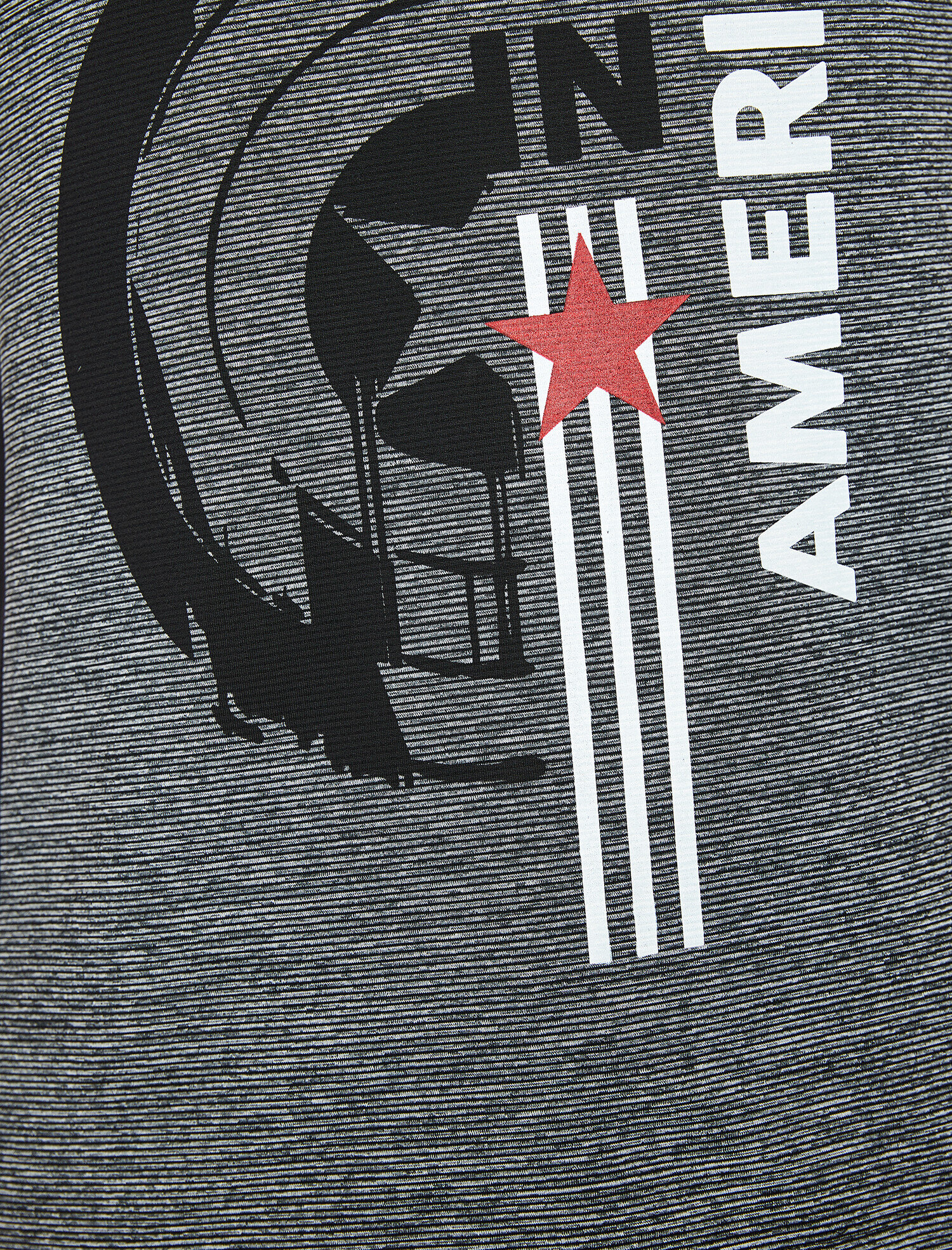   Kaptan Amerika Baskılı T-Shirt