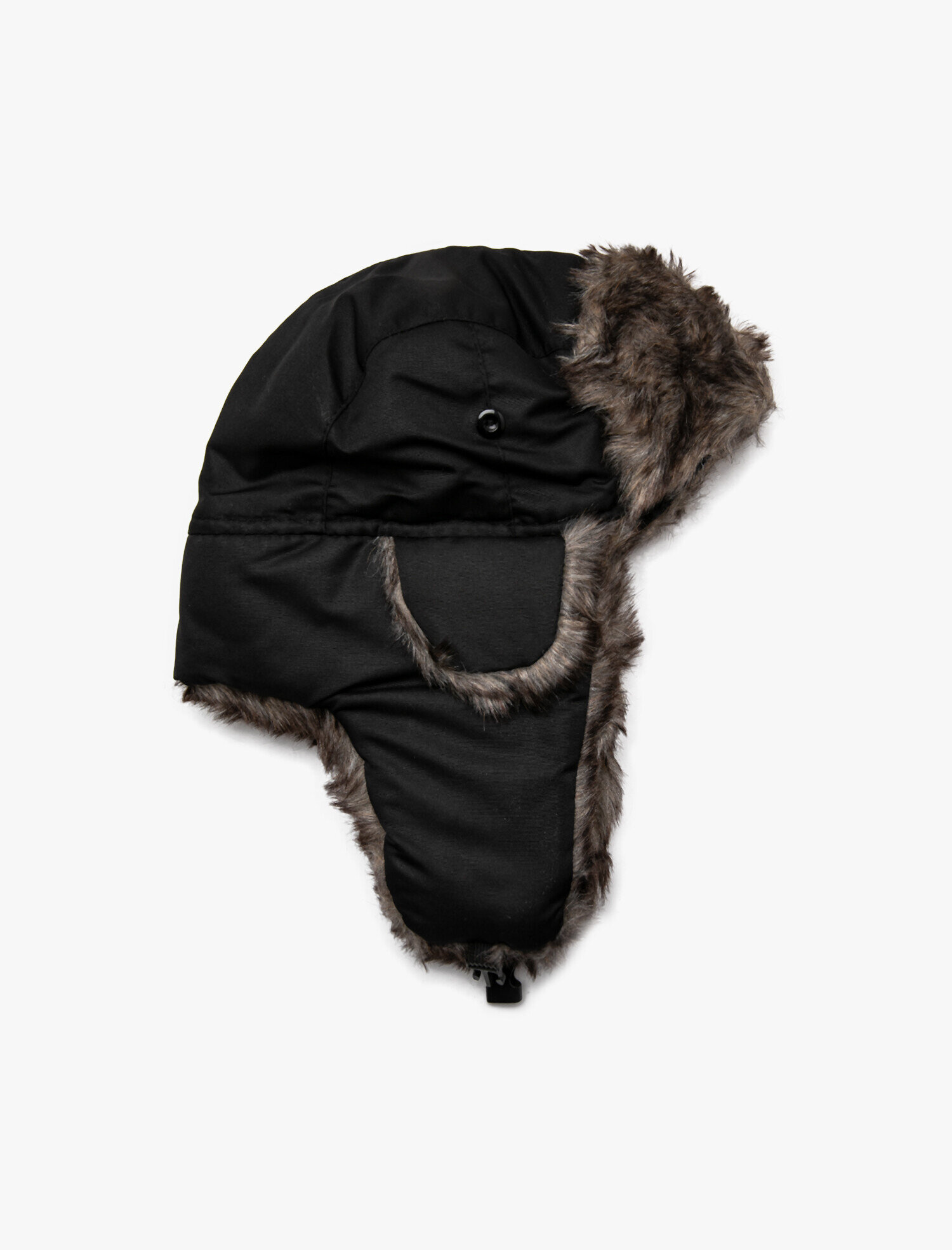  Erkek Suni Kürk Detaylı Şapka