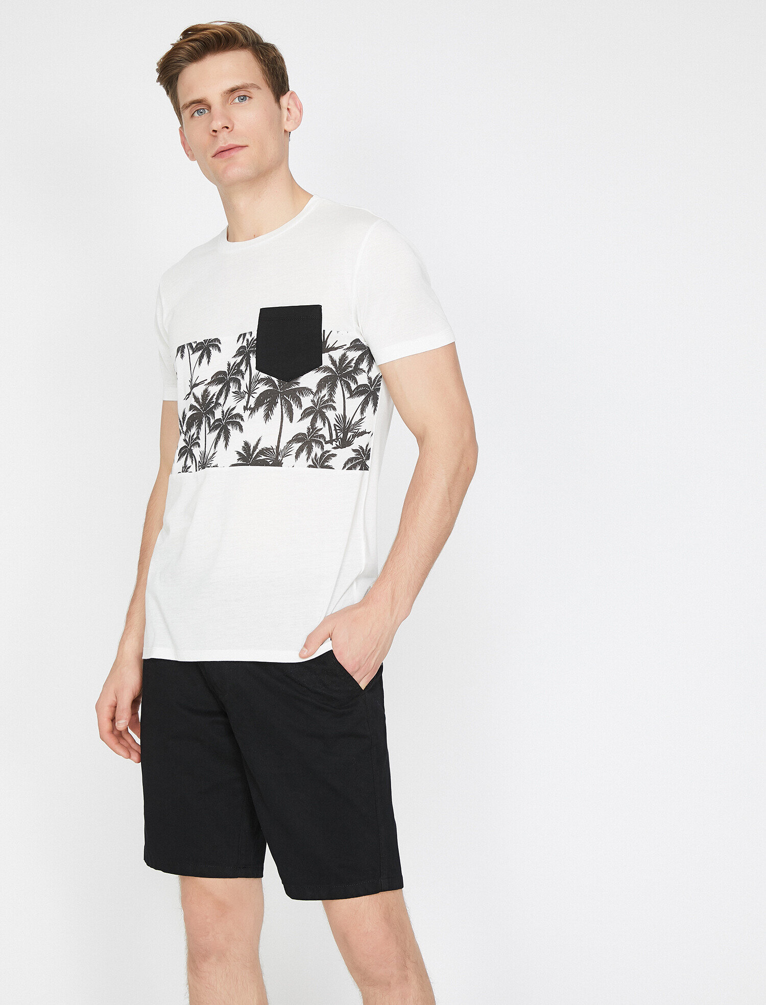   Baskılı Tişört Kısa Kollu