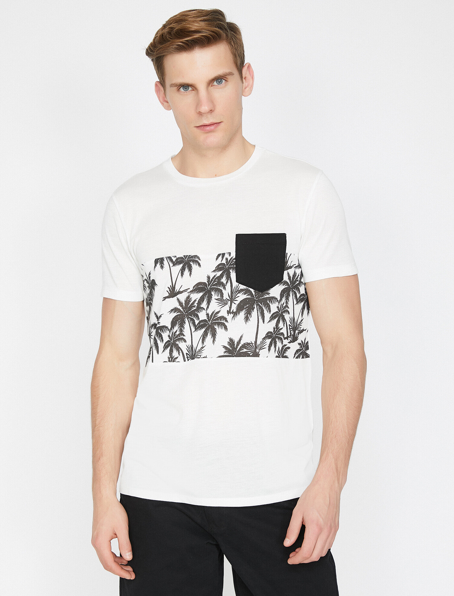   Baskılı Tişört Kısa Kollu