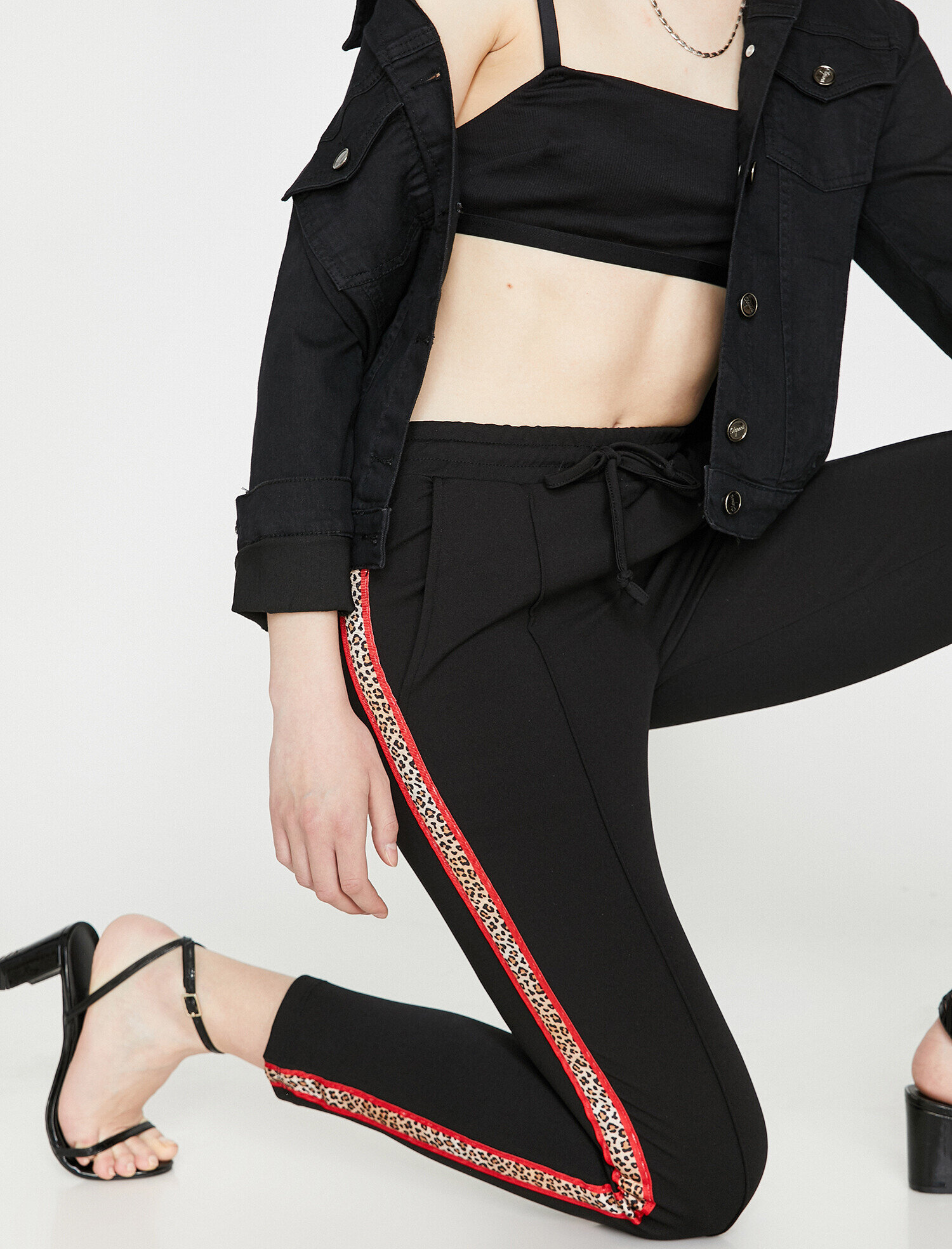   Leopar Desenli Pantolon