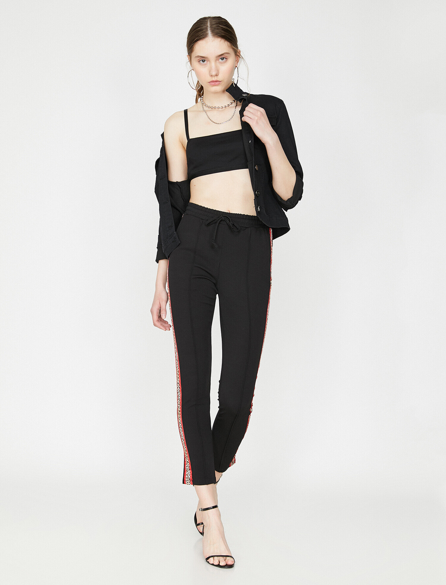   Leopar Desenli Pantolon