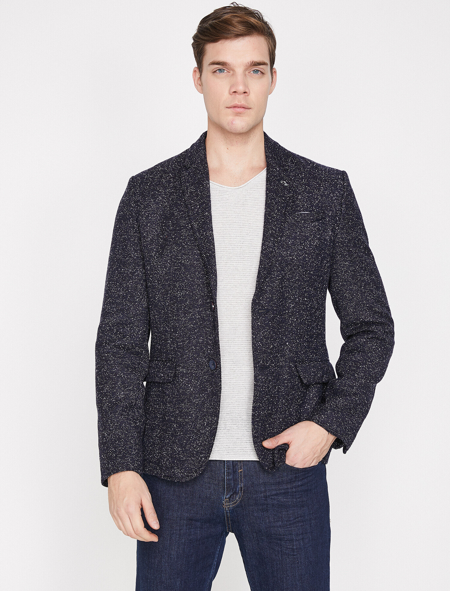 Düğme Detaylı Blazer Ceket