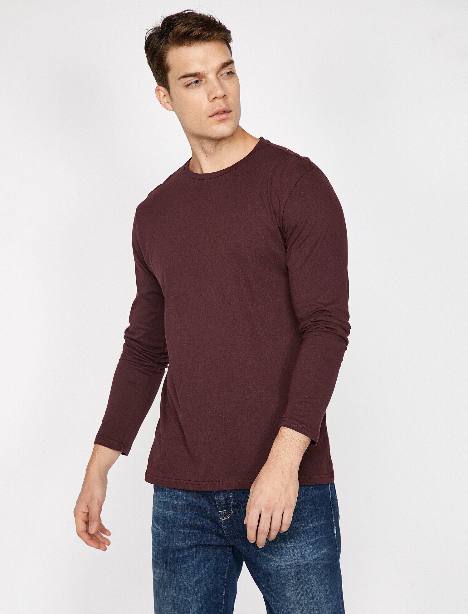   Bisiklet Yaka Tişört