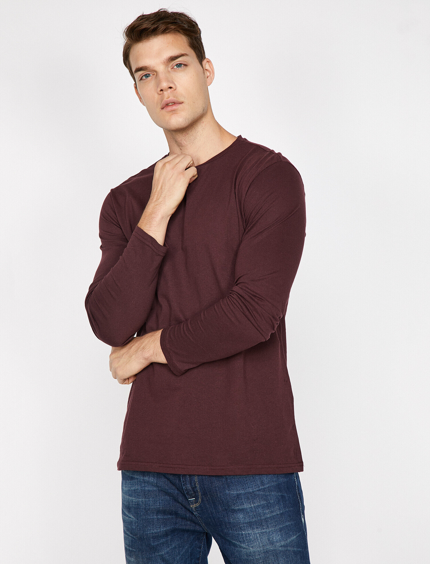   Bisiklet Yaka Tişört