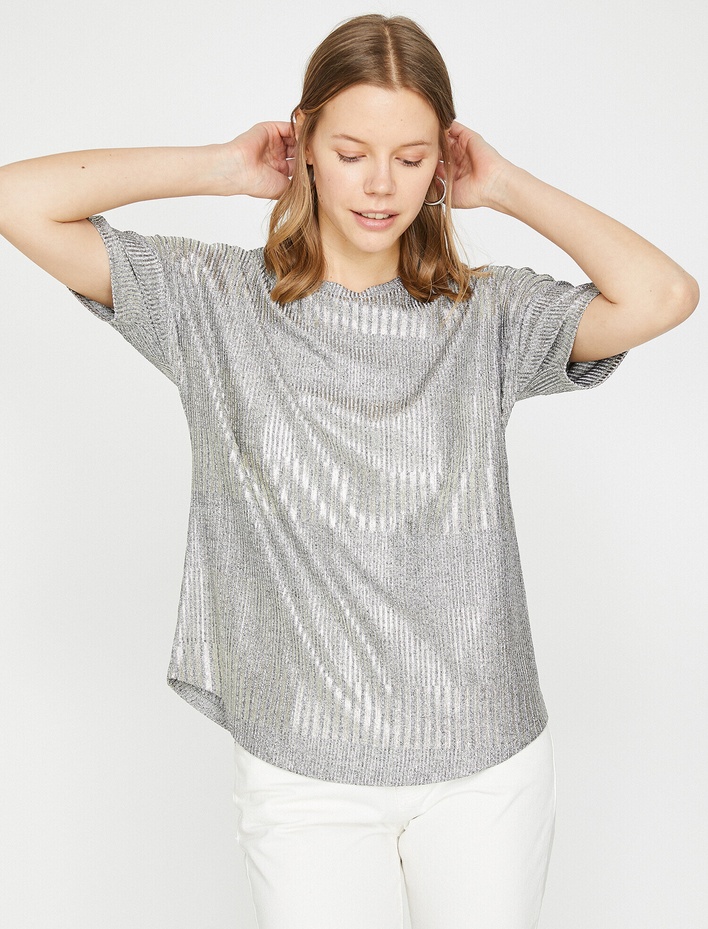  Bisiklet Yaka Tişört