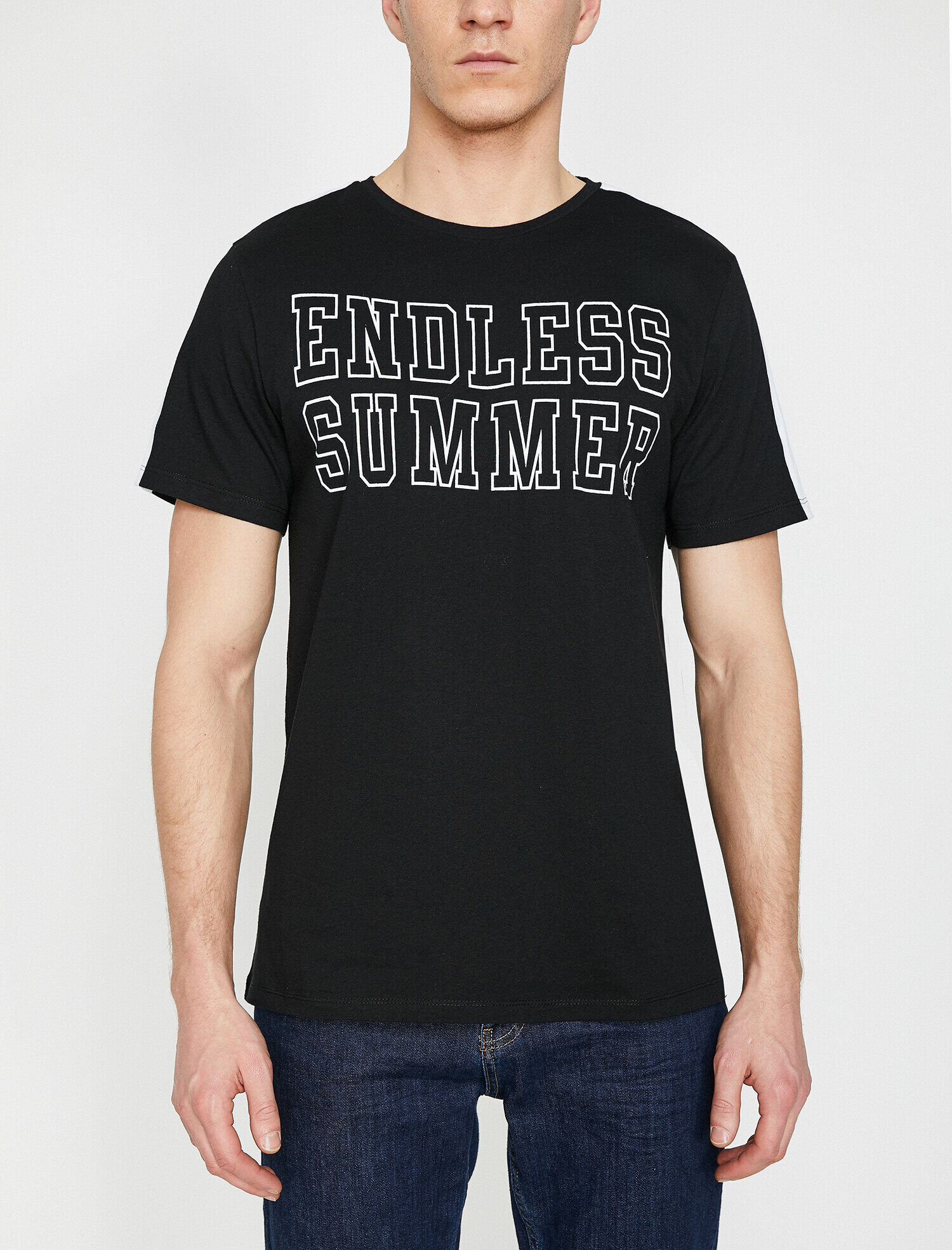   Baskılı Tişört Kısa Kollu