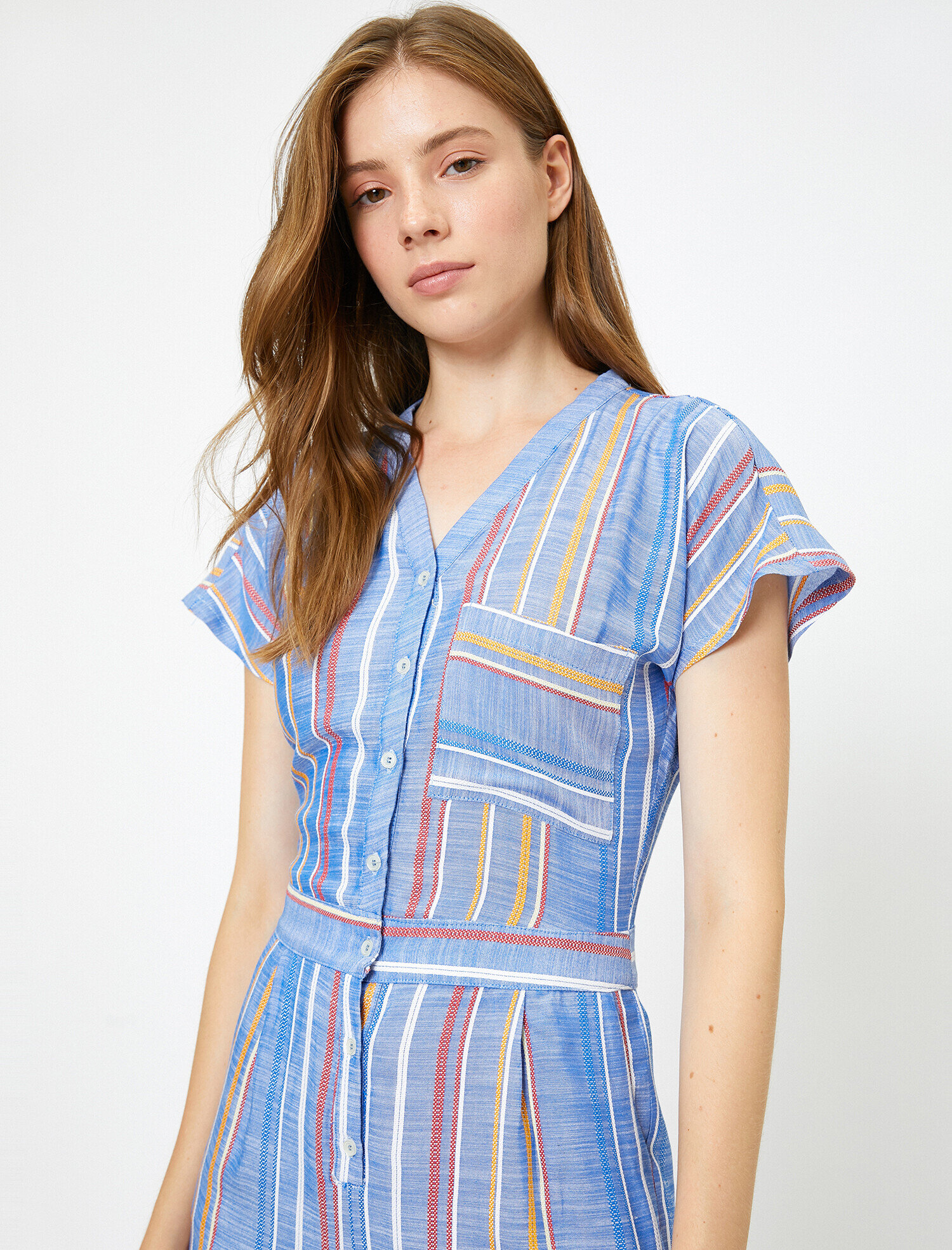   Düğme Detaylı Tulum