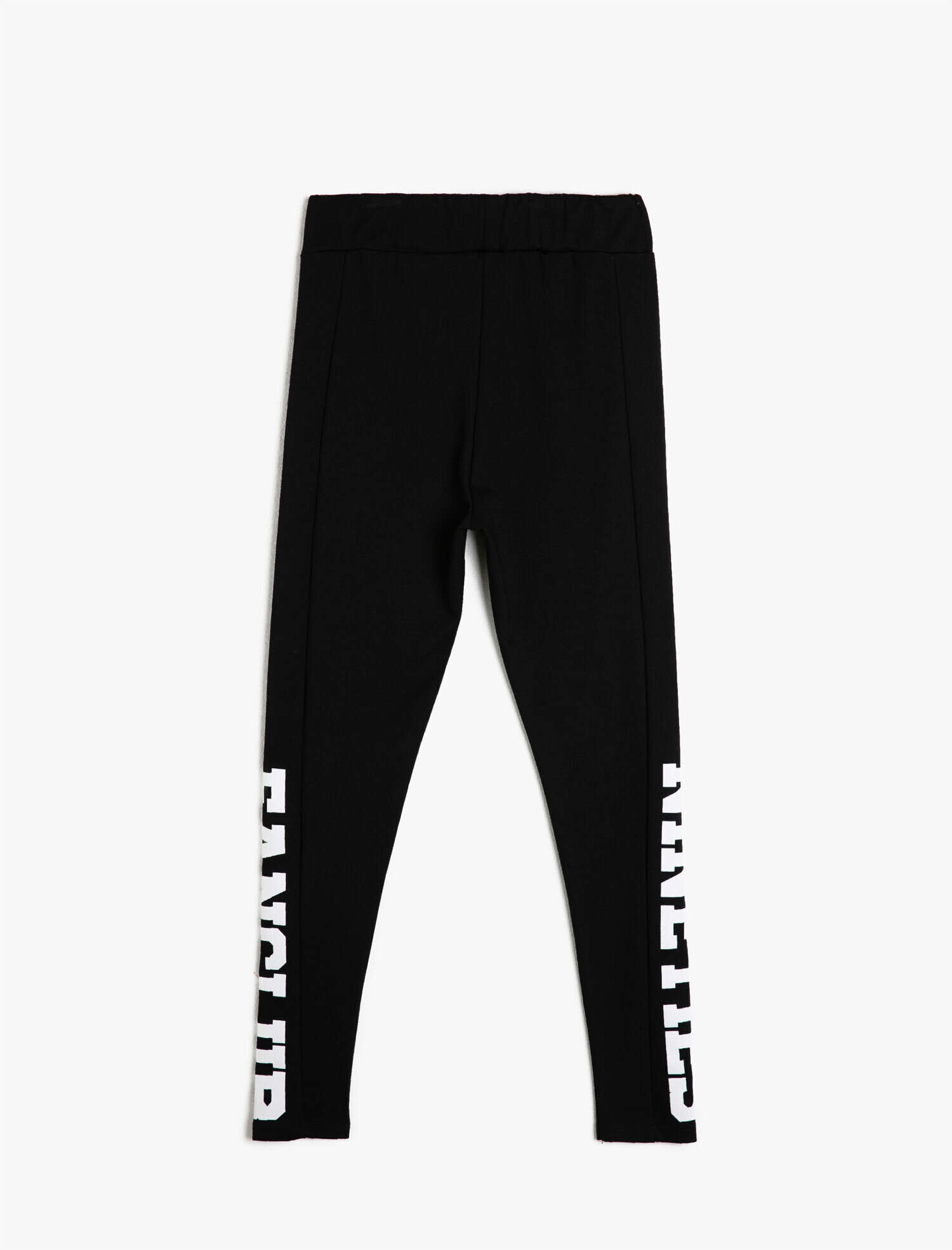   Normal Bel Yazılı Baskılı Tayt