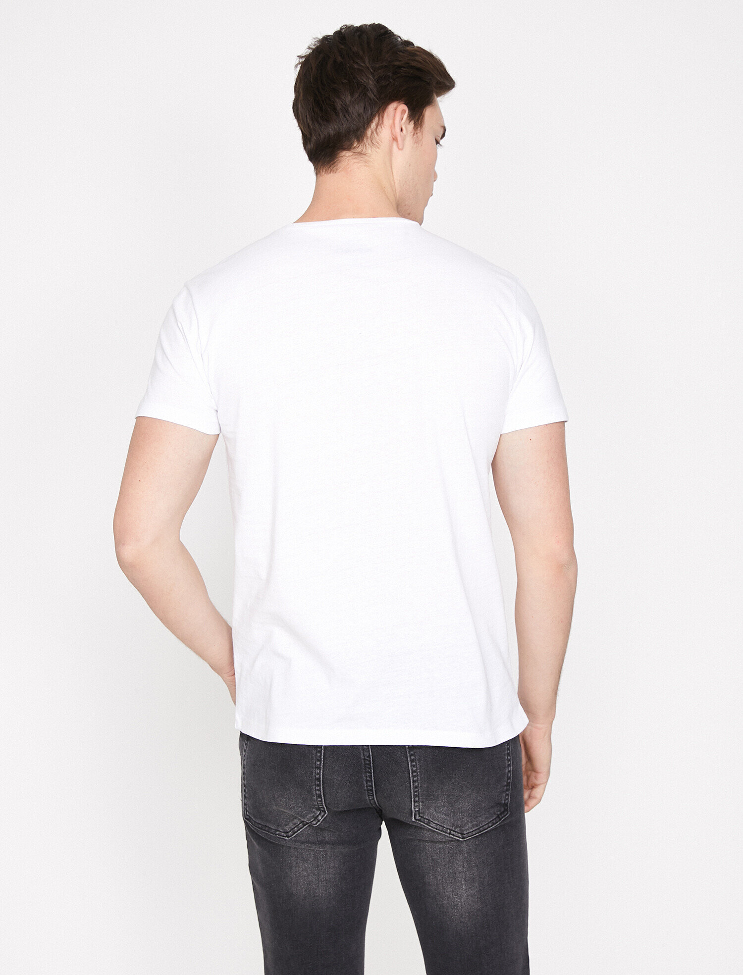   Baskılı Tişört Kısa Kollu