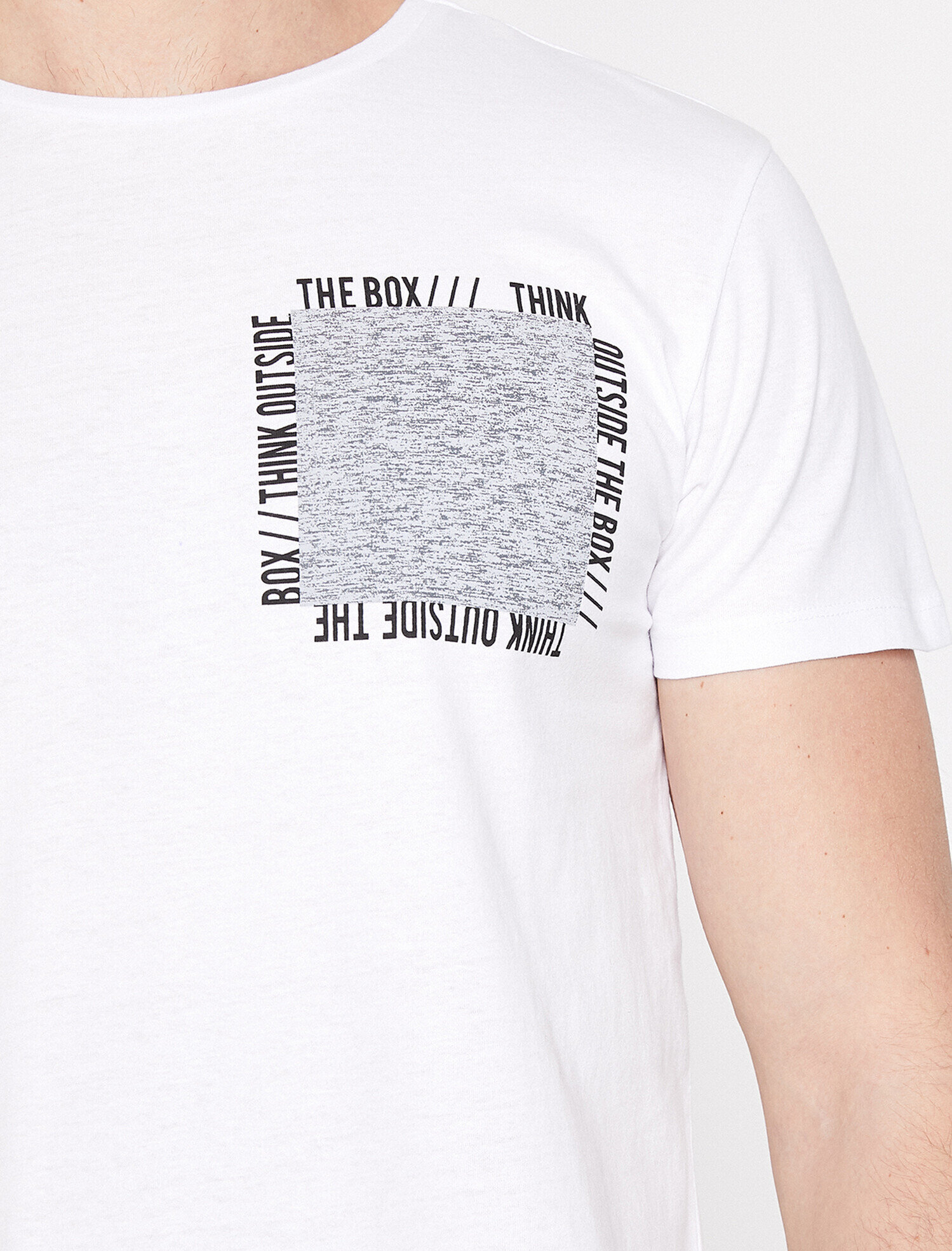   Baskılı Tişört Kısa Kollu